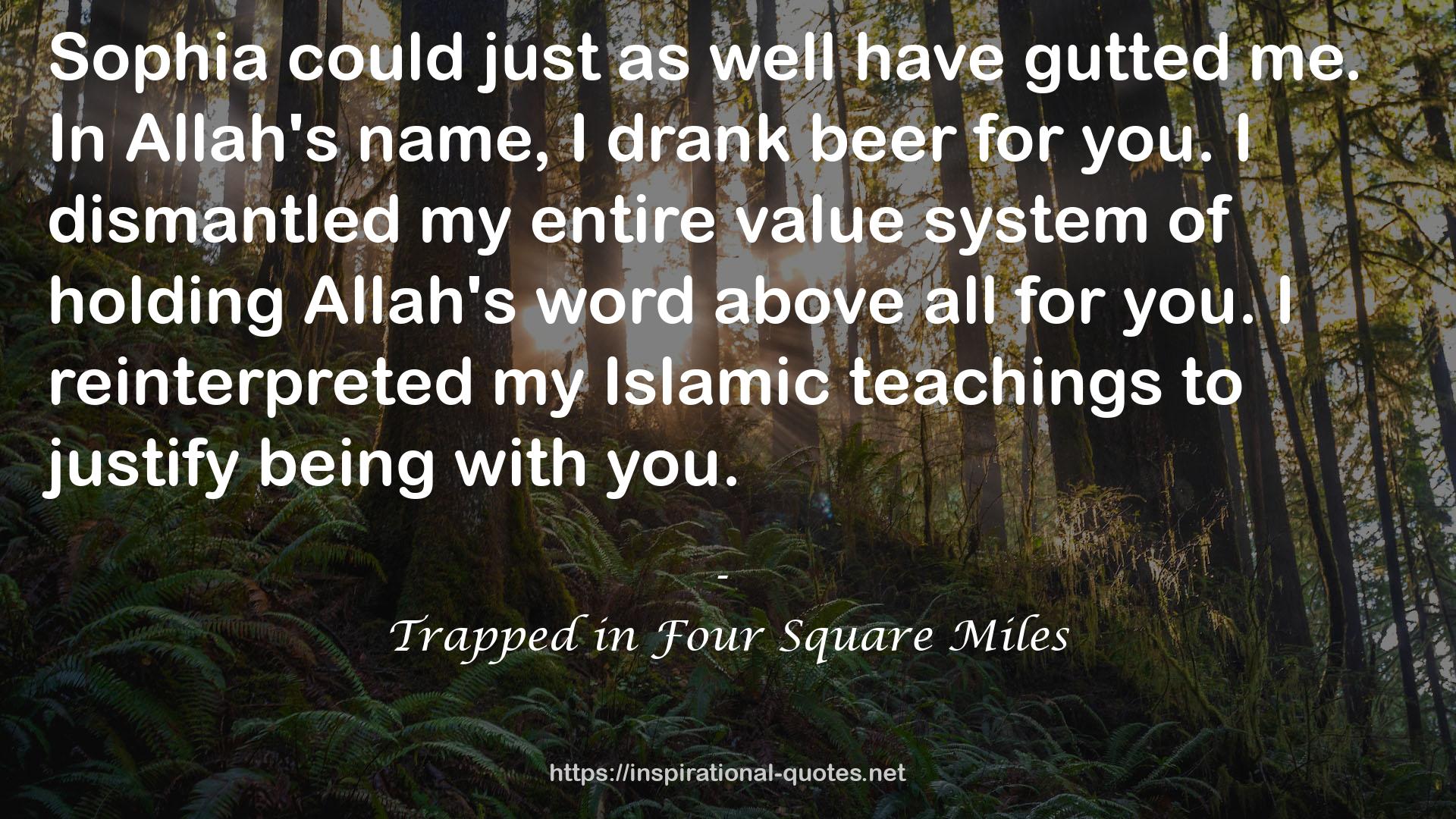 Allah's word  QUOTES