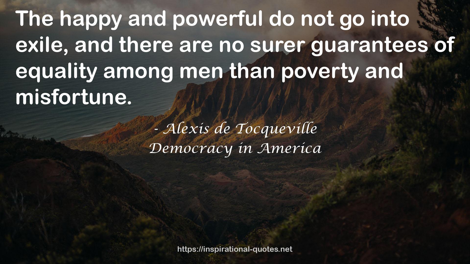 Alexis de Tocqueville QUOTES