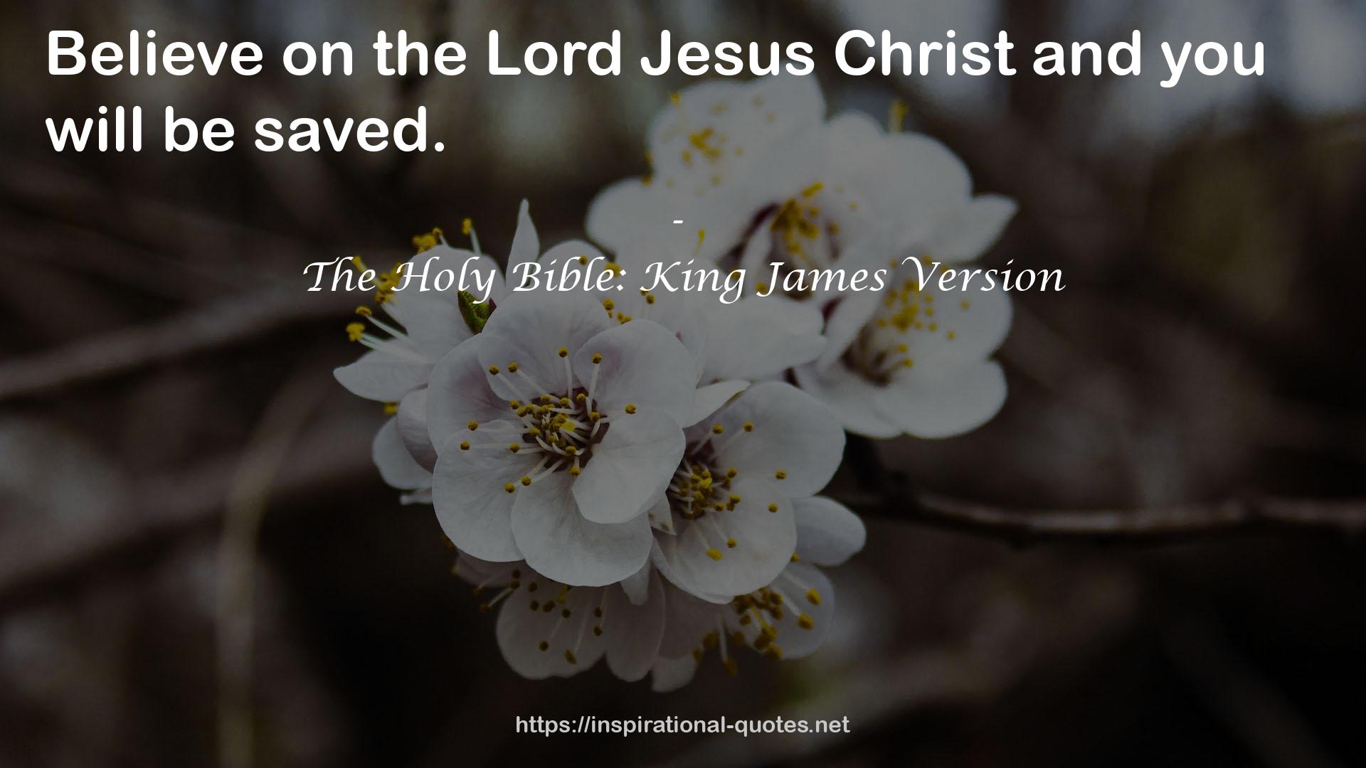 the Lord Jesus Christ  QUOTES
