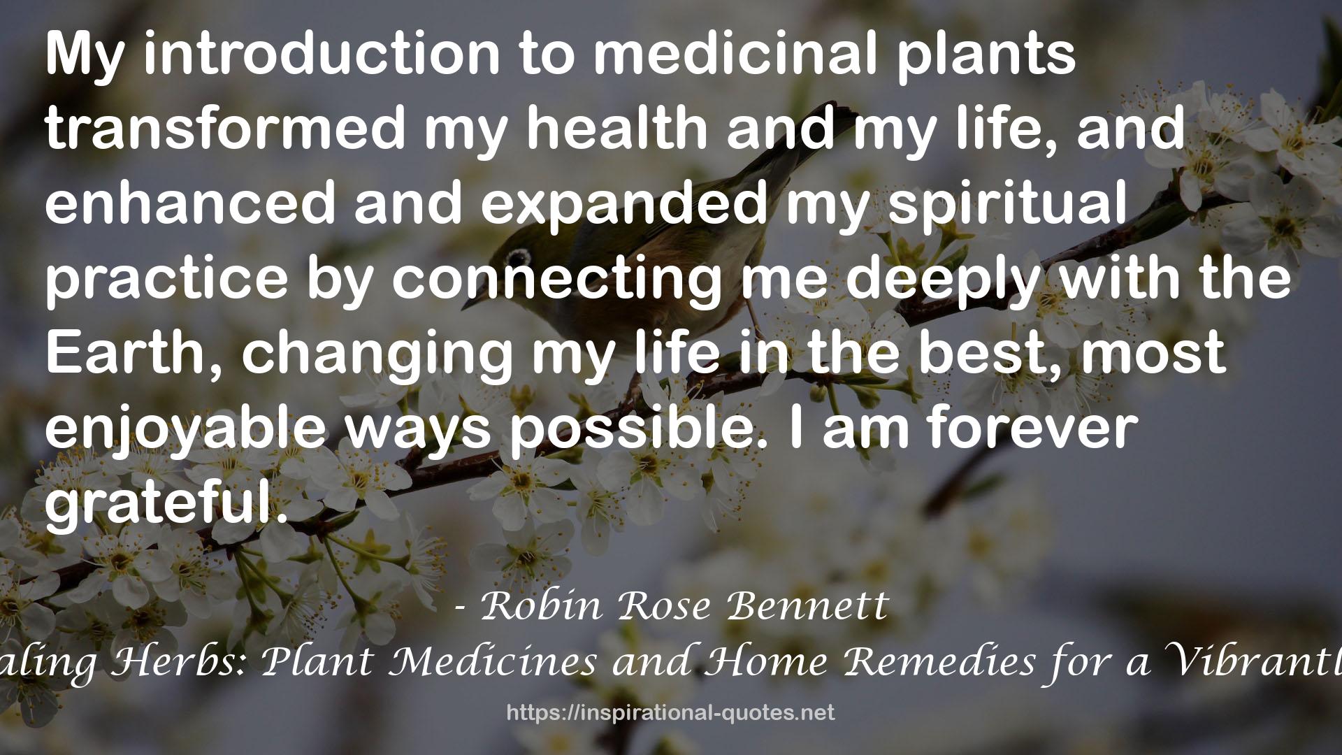 medicinal plants  QUOTES