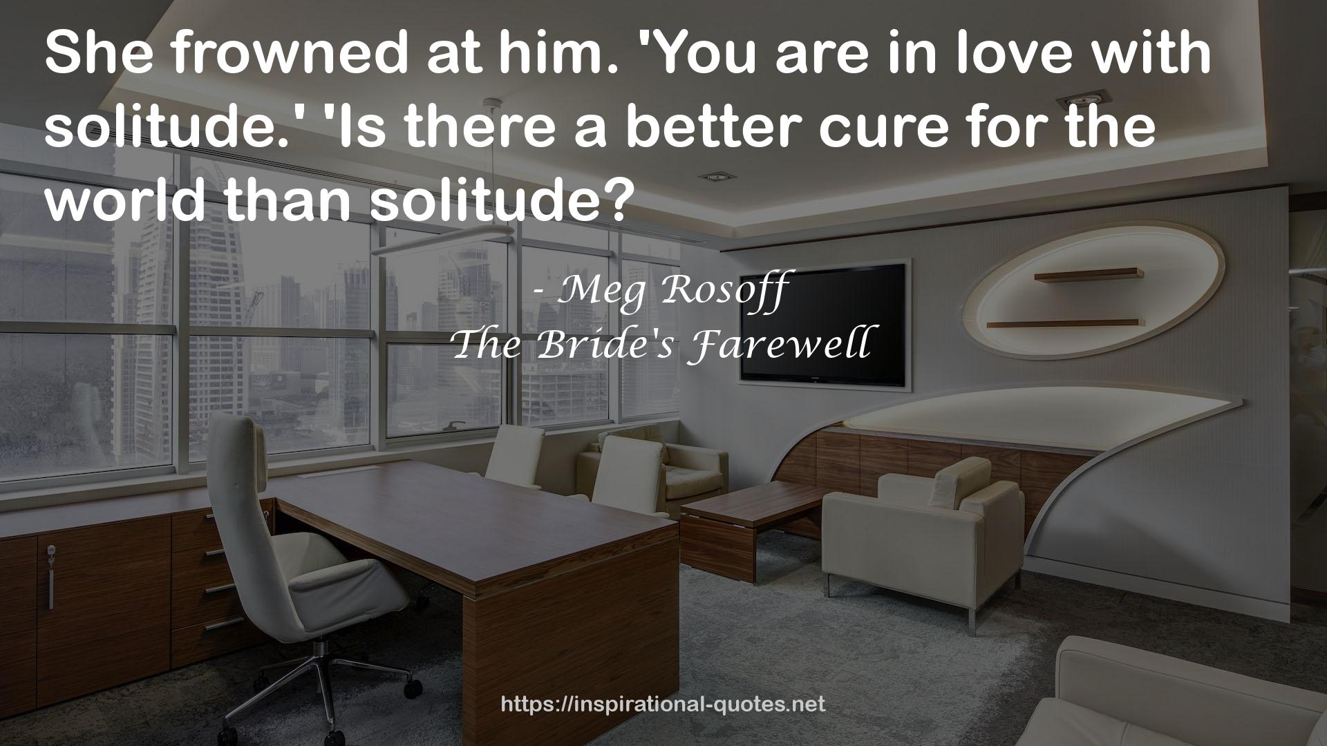 The Bride's Farewell QUOTES