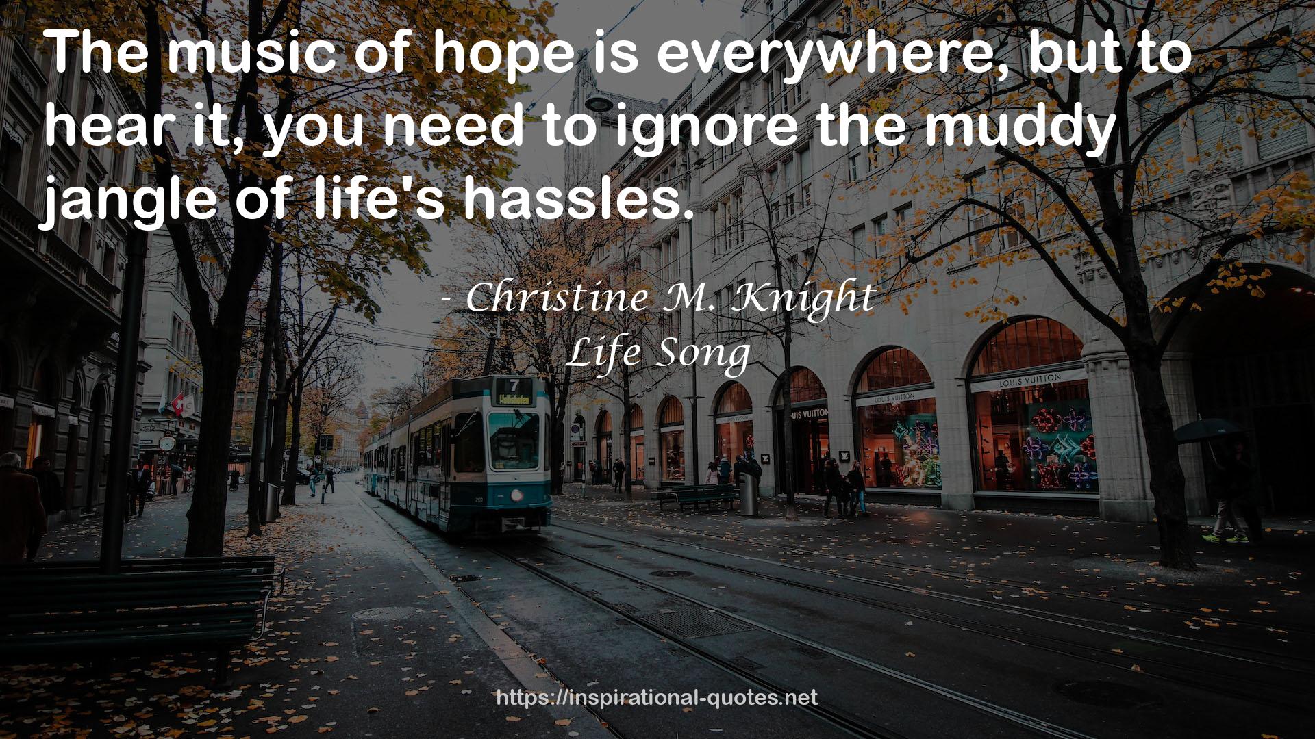 Life Song QUOTES