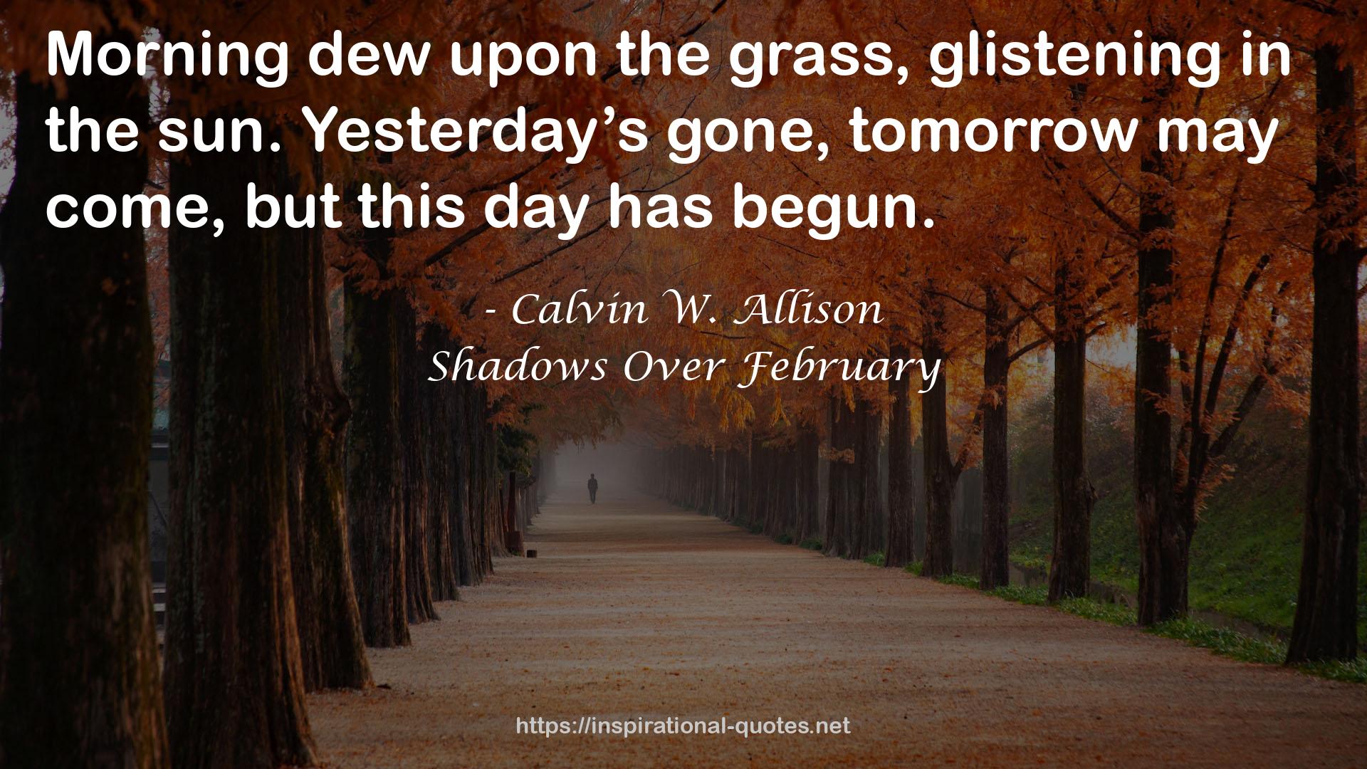 Shadows Over February QUOTES