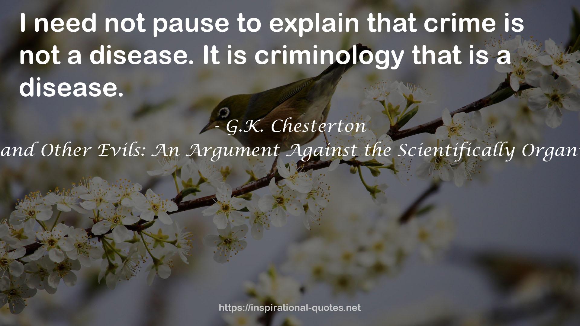 criminology  QUOTES