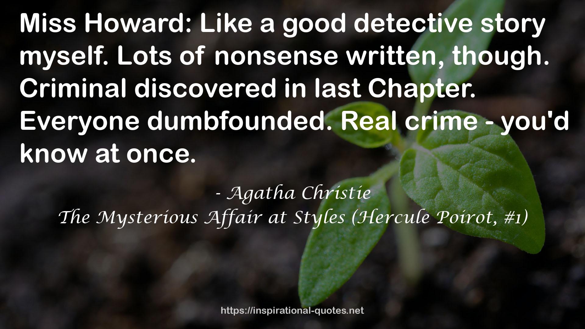 Agatha Christie QUOTES