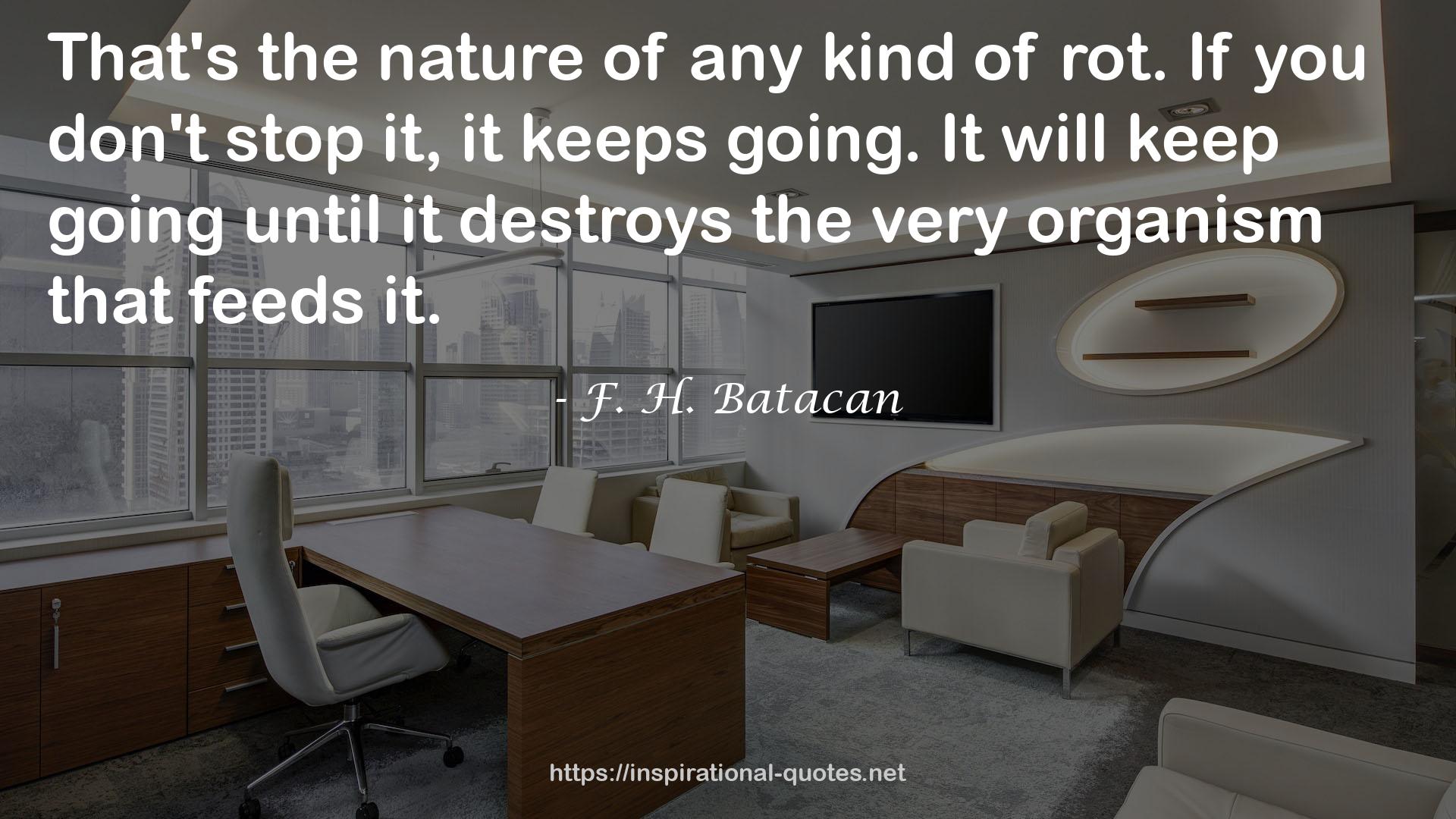 F. H. Batacan QUOTES