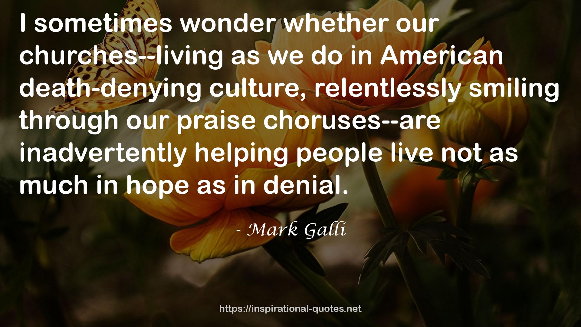 Mark Galli QUOTES