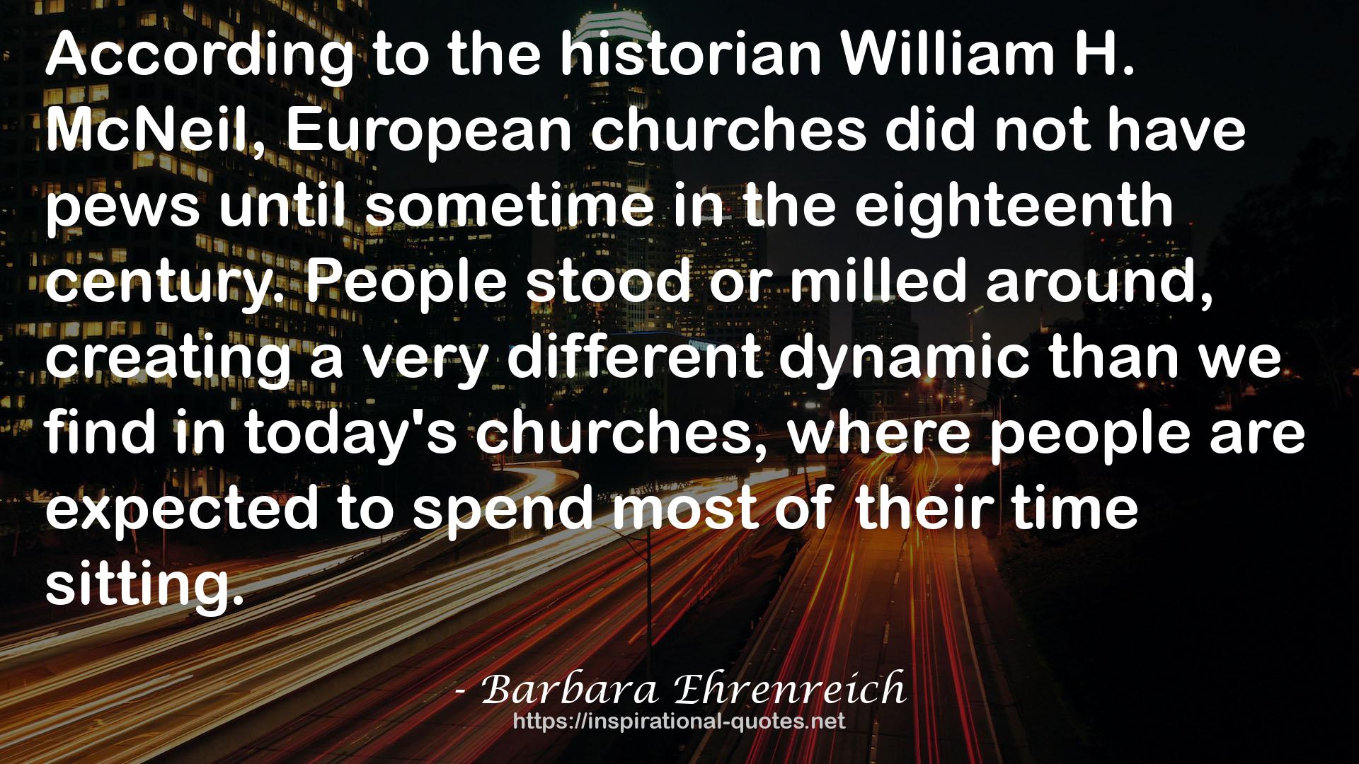 European churches  QUOTES