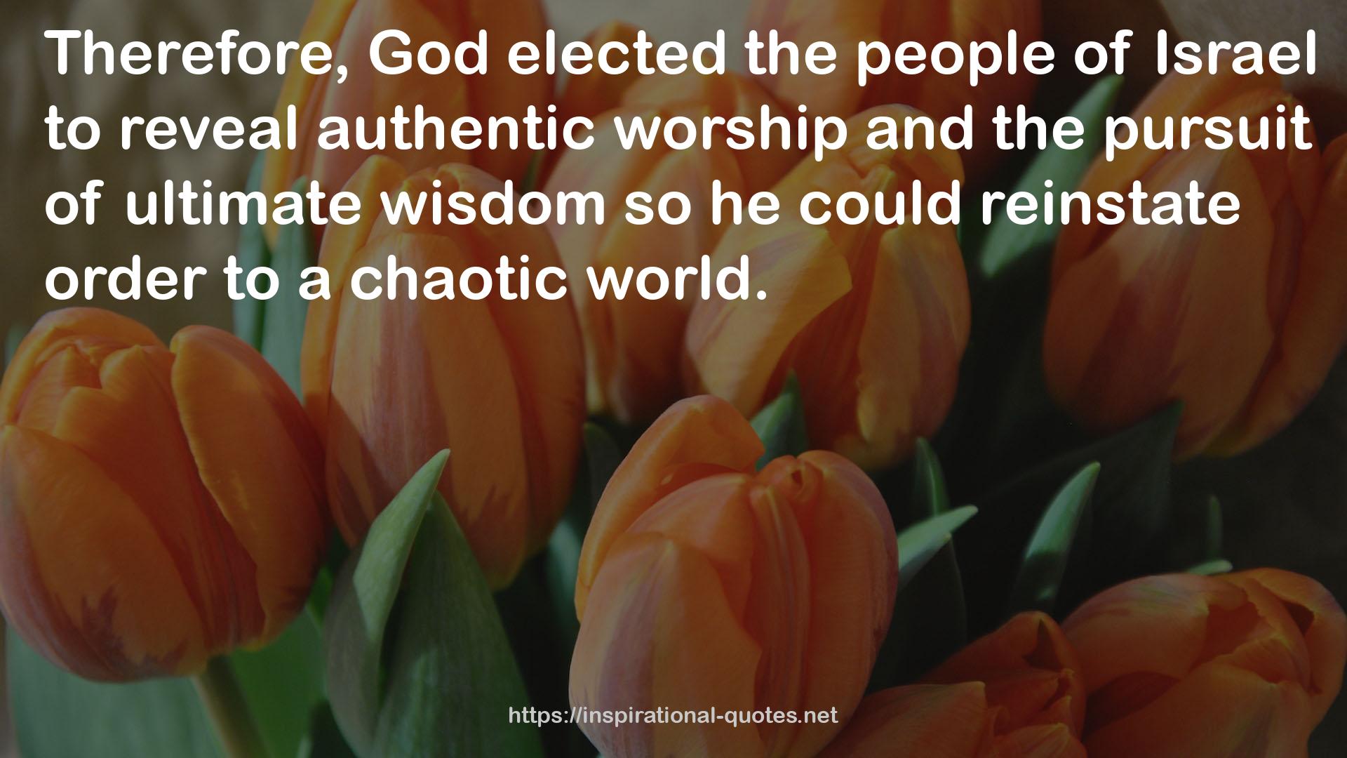 authentic worship  QUOTES