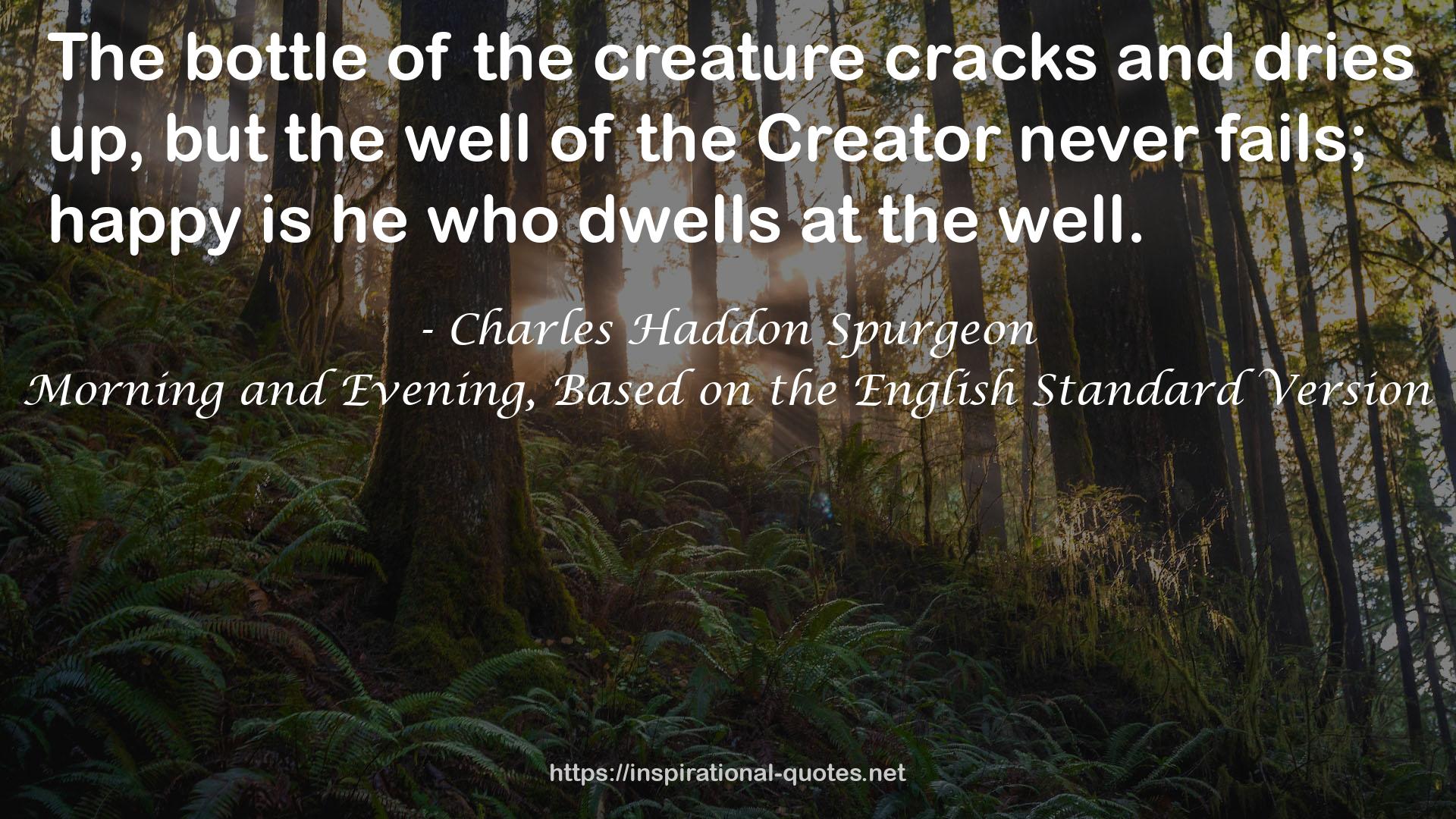 the creature cracks  QUOTES