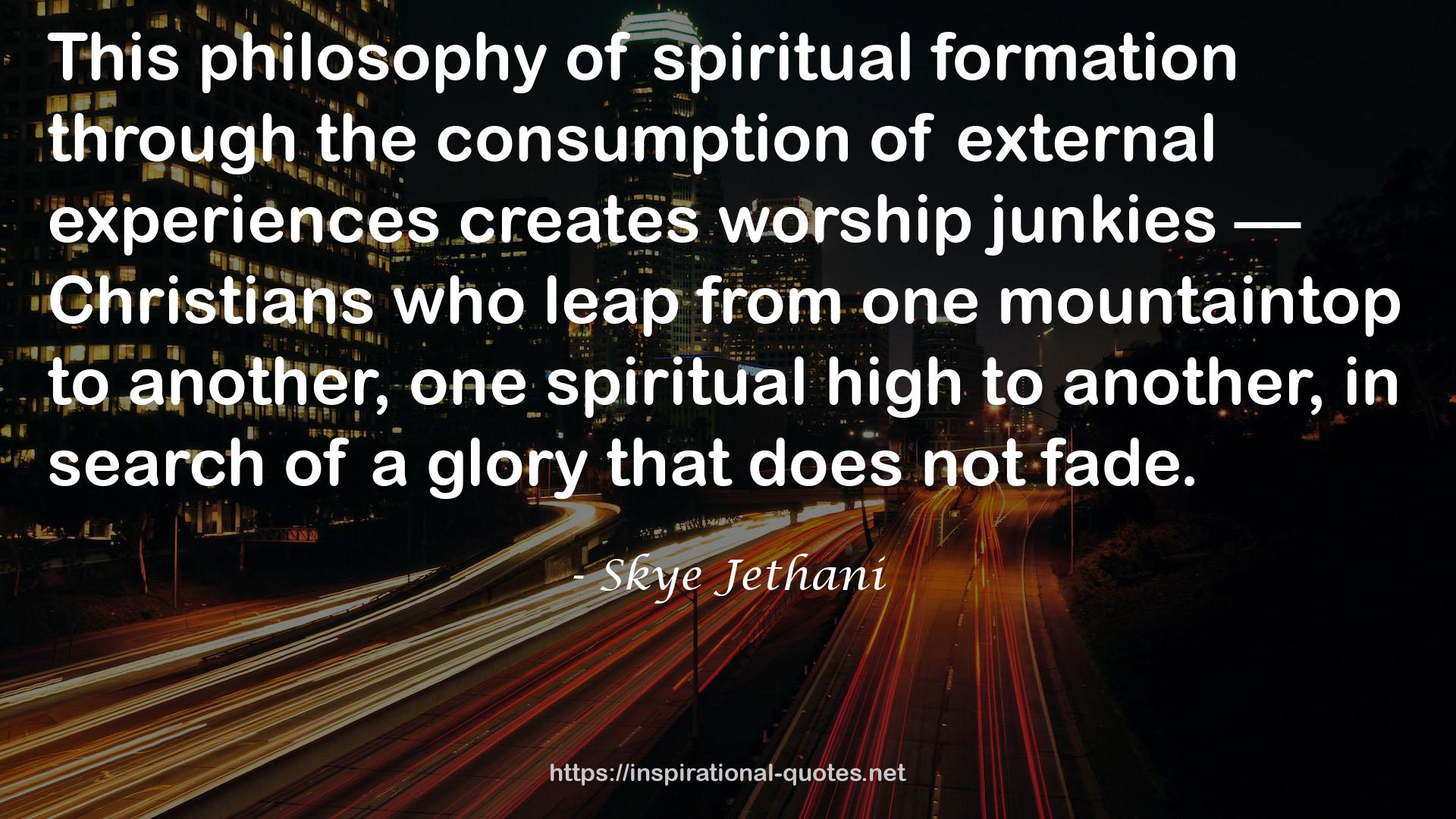 spiritual formation  QUOTES