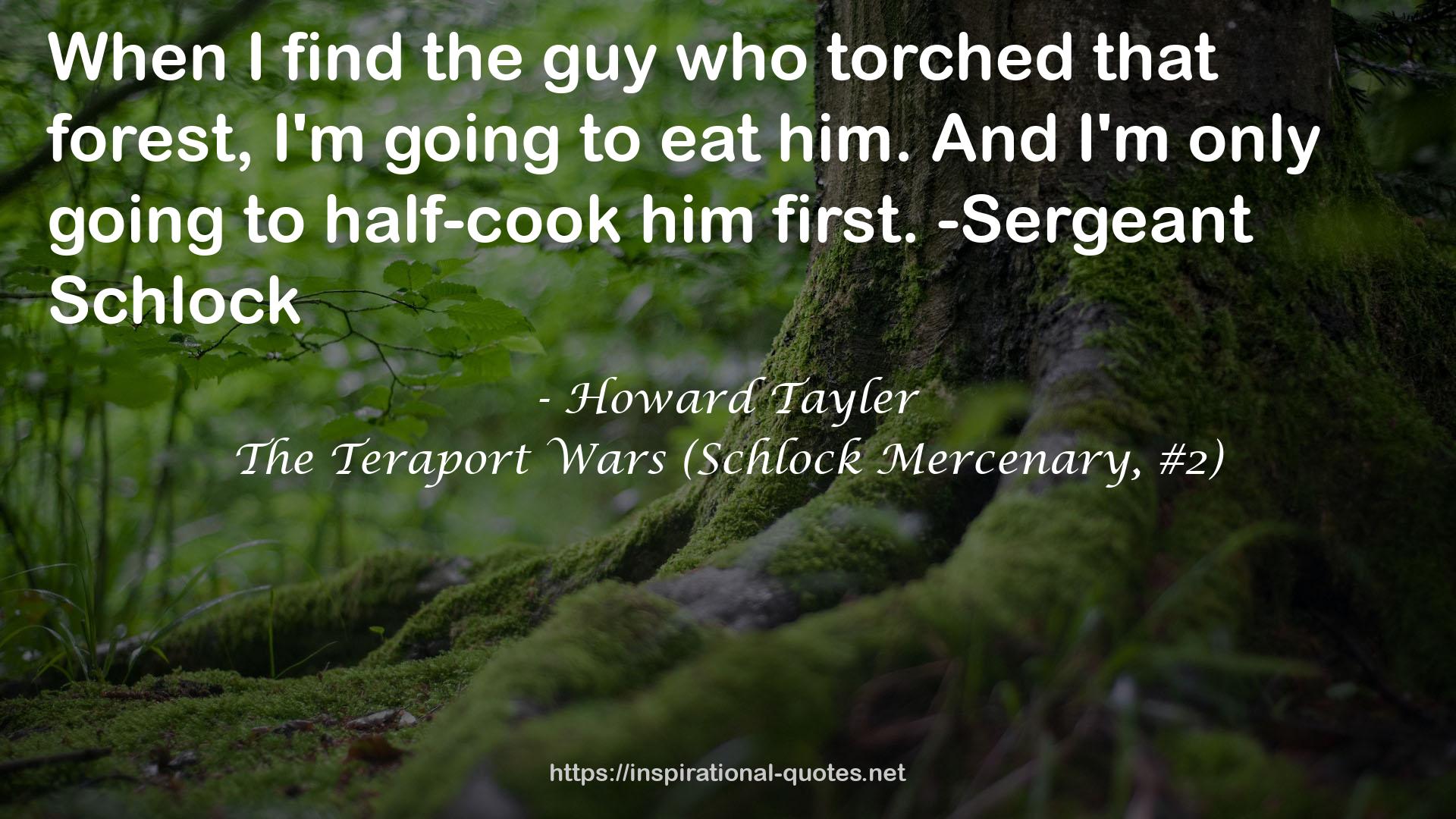 The Teraport Wars (Schlock Mercenary, #2) QUOTES