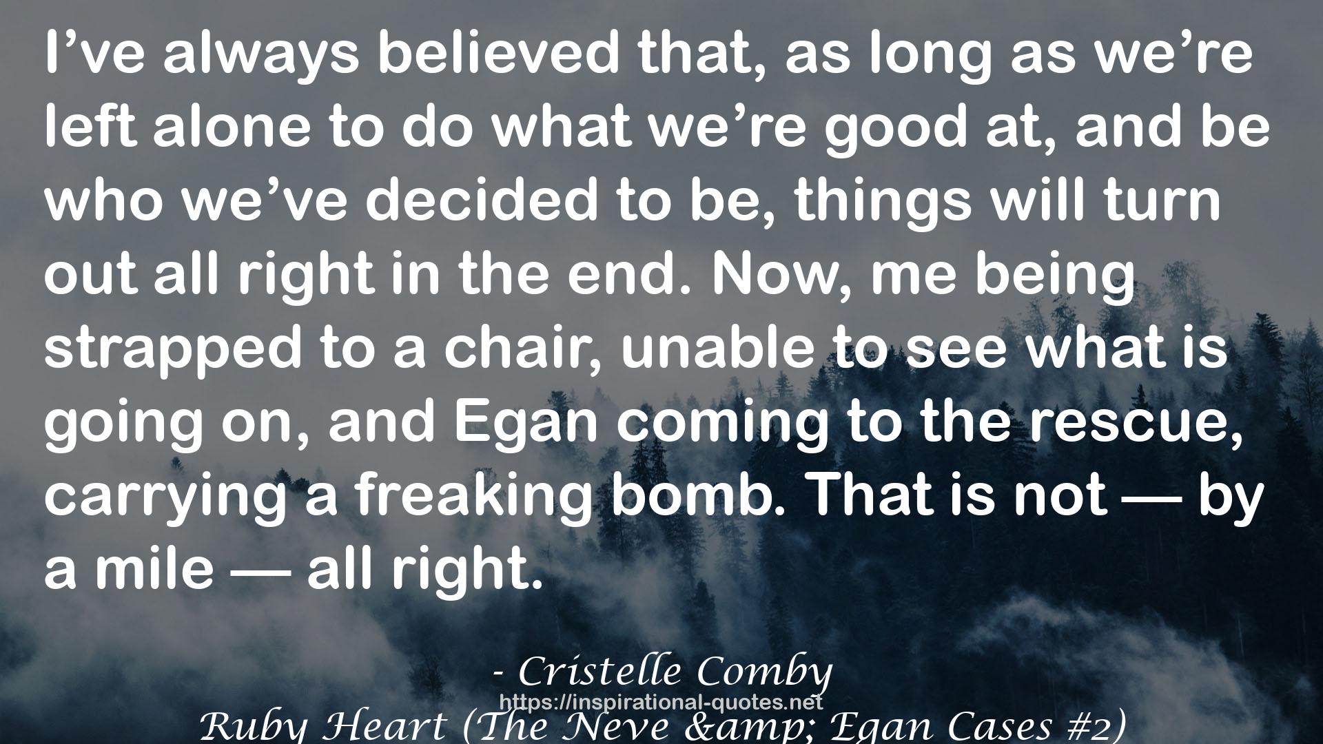 Ruby Heart (The Neve & Egan Cases #2) QUOTES