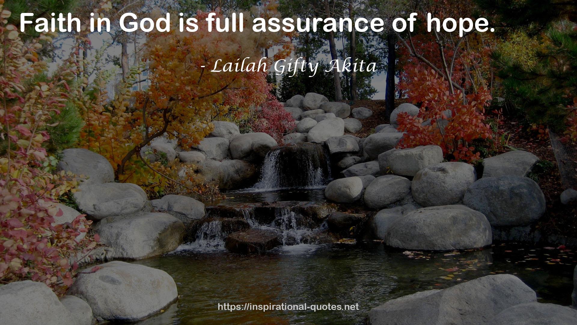 full assurance  QUOTES