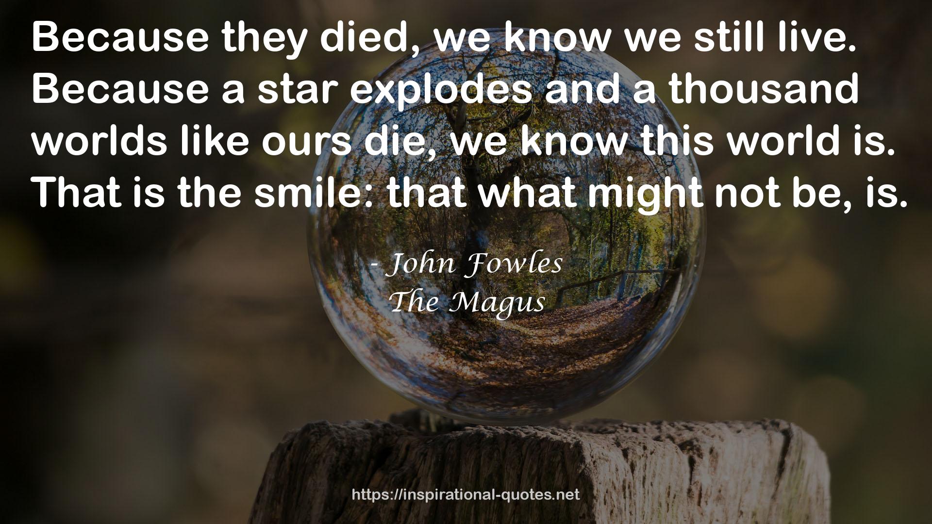 a star explodes  QUOTES