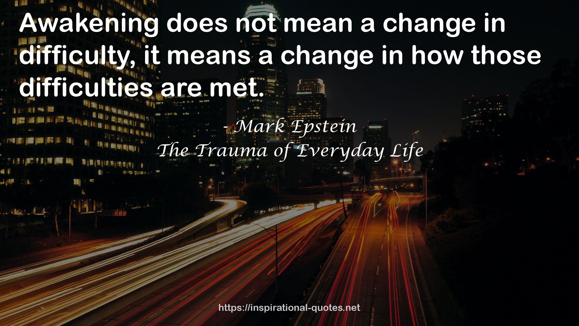 The Trauma of Everyday Life QUOTES
