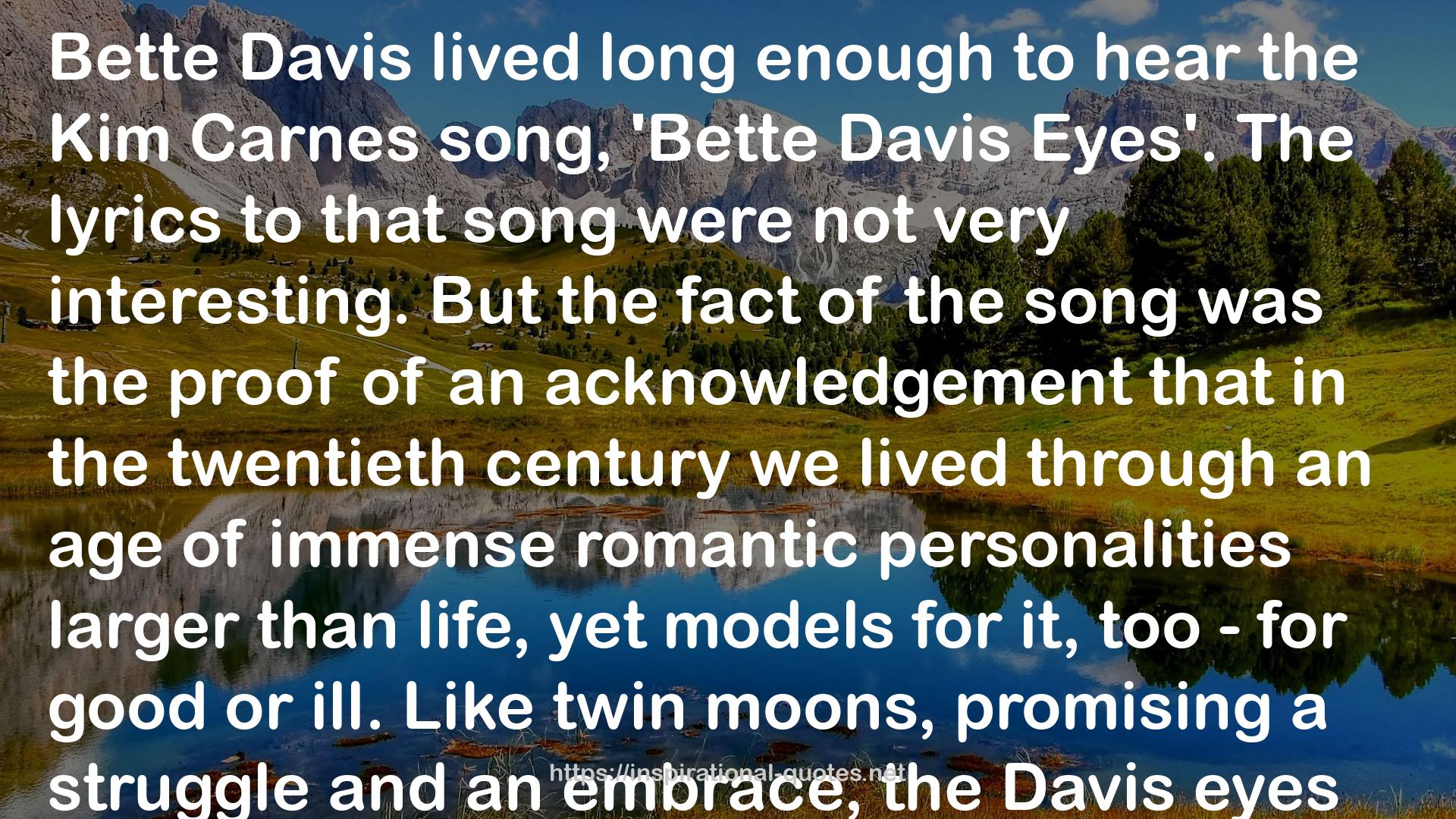 Bette Davis QUOTES