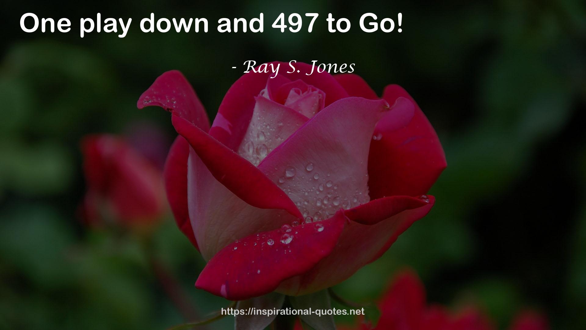 Ray S. Jones QUOTES