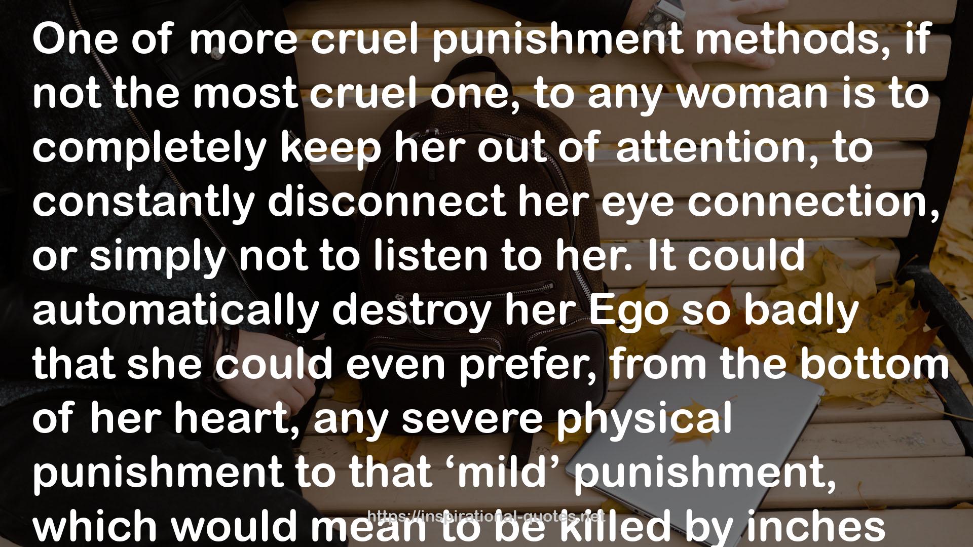 any severe physical punishment  QUOTES