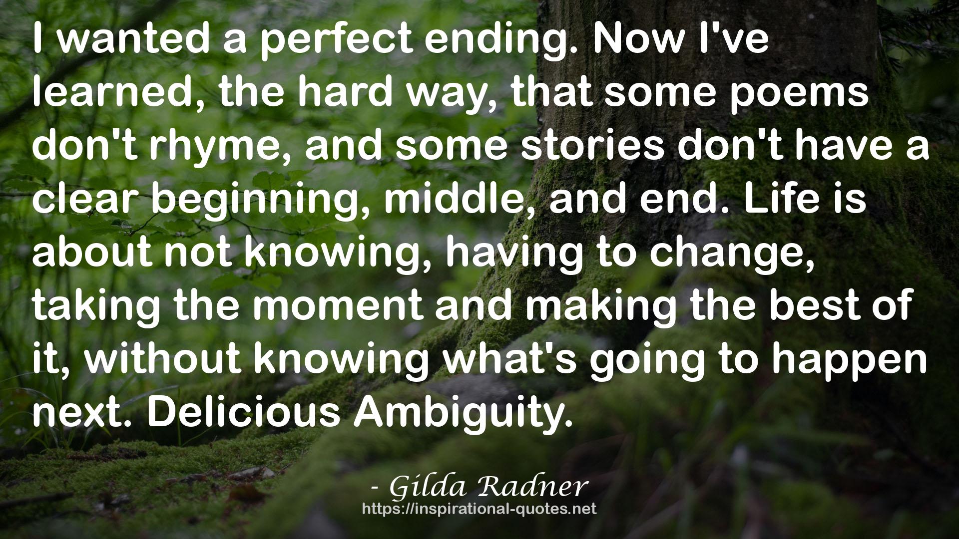 Gilda Radner QUOTES