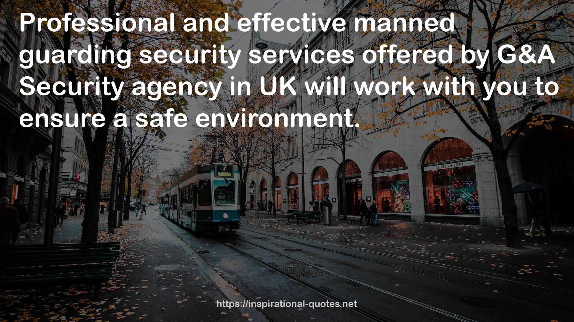 security services  QUOTES