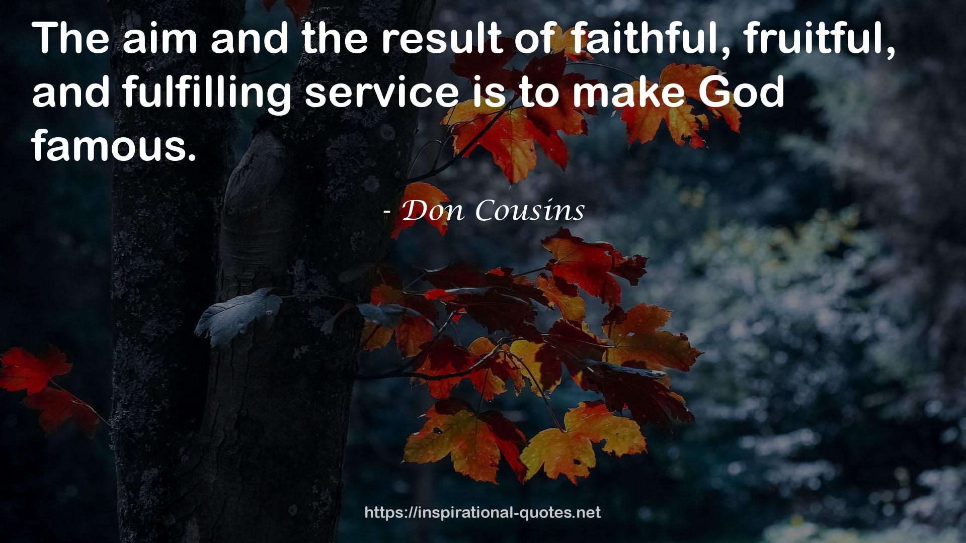 Don Cousins QUOTES