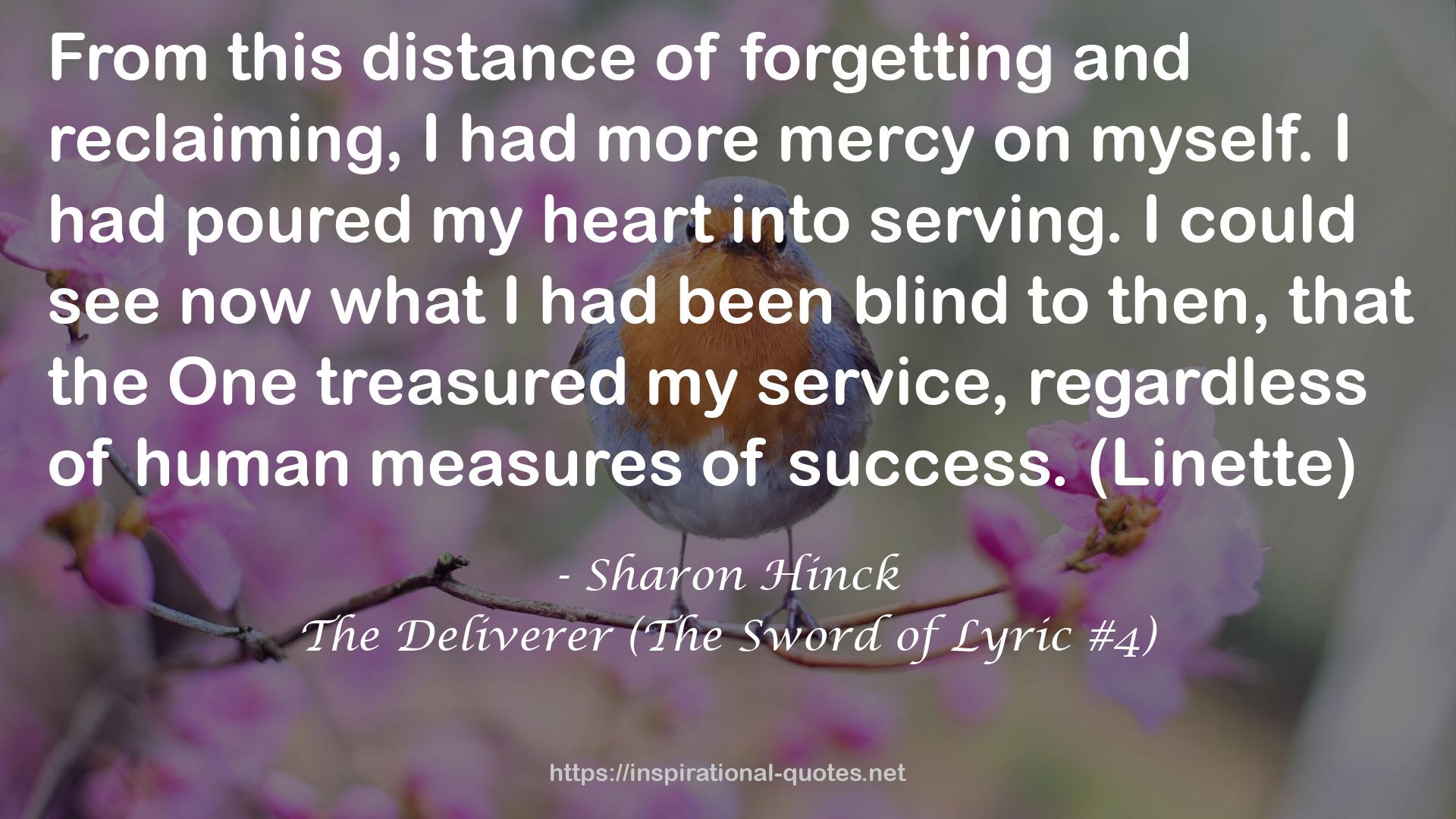 The Deliverer (The Sword of Lyric #4) QUOTES