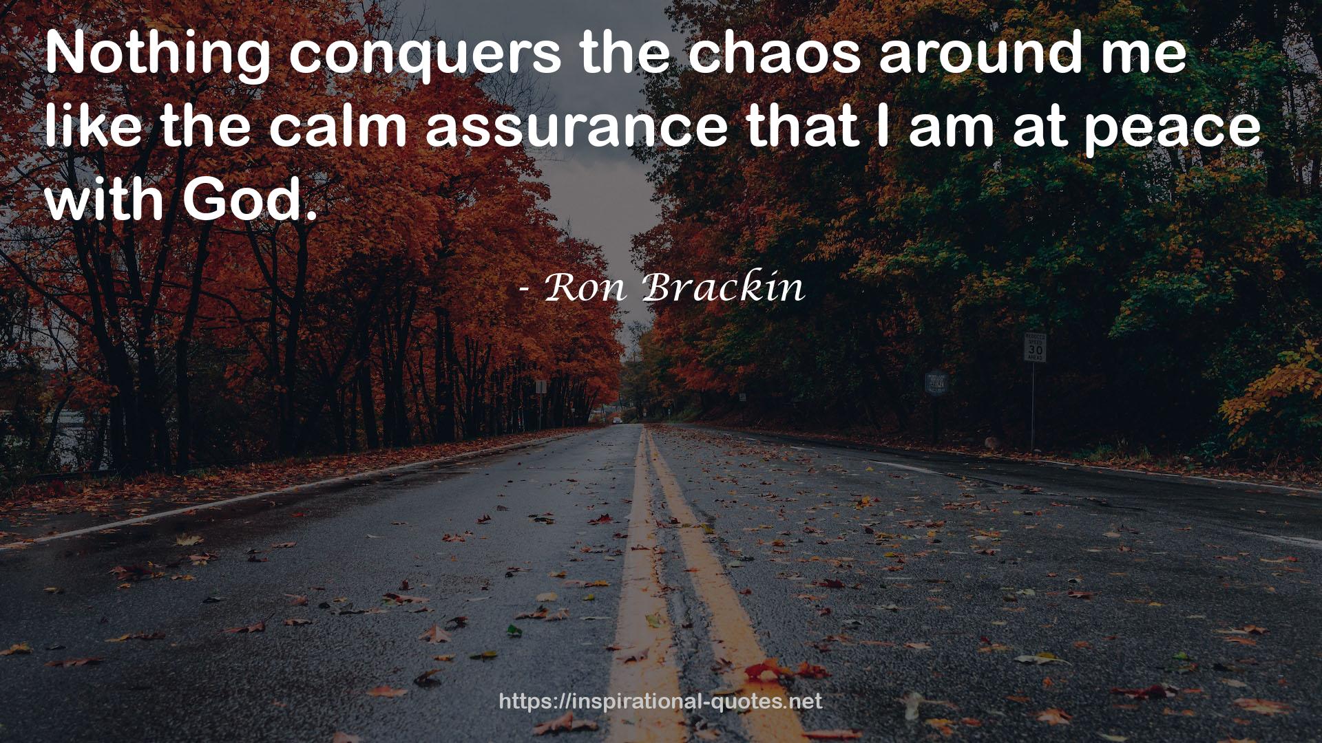 the calm assurance  QUOTES