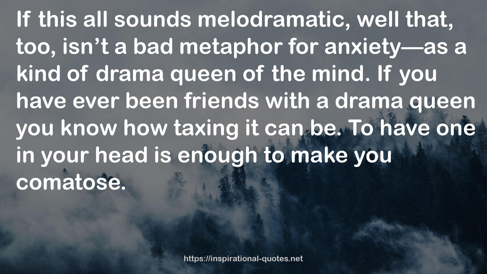 a bad metaphor  QUOTES