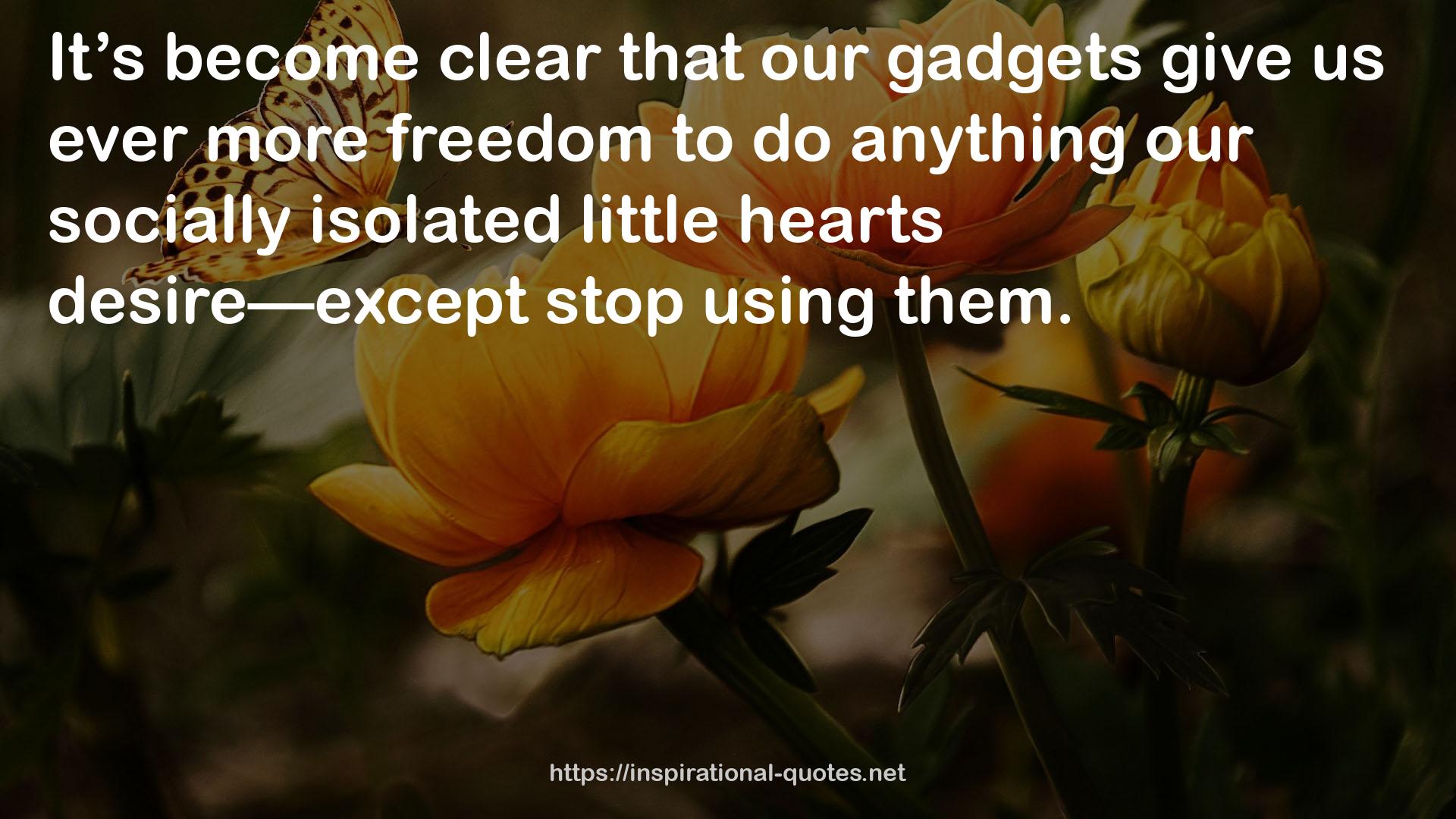 our gadgets  QUOTES