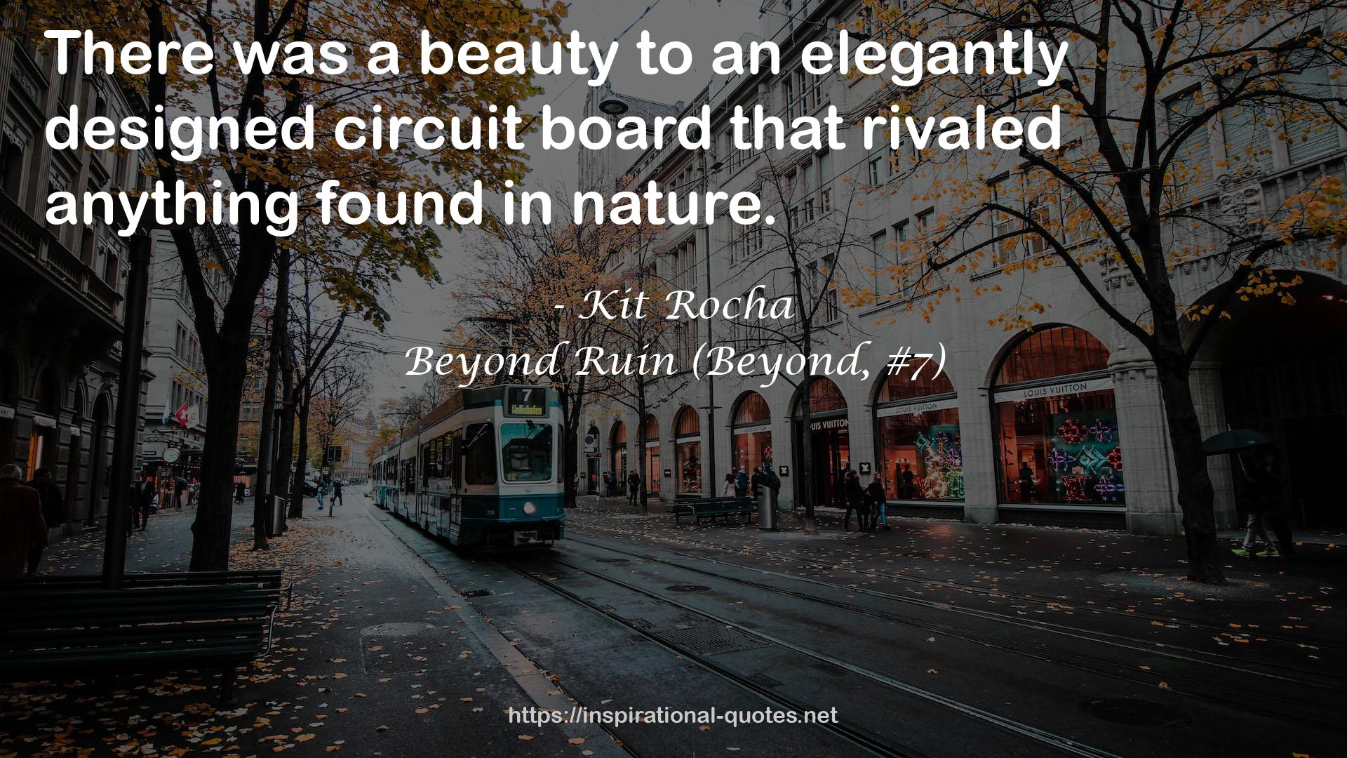 an elegantly designed circuit board  QUOTES