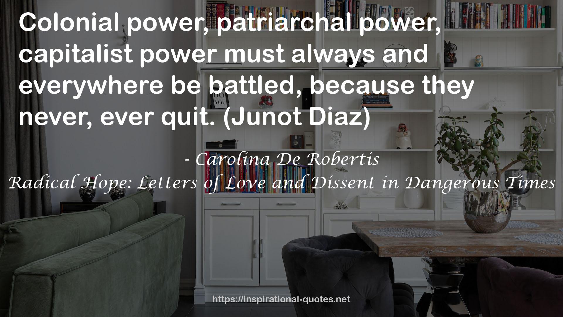 Radical Hope: Letters of Love and Dissent in Dangerous Times QUOTES