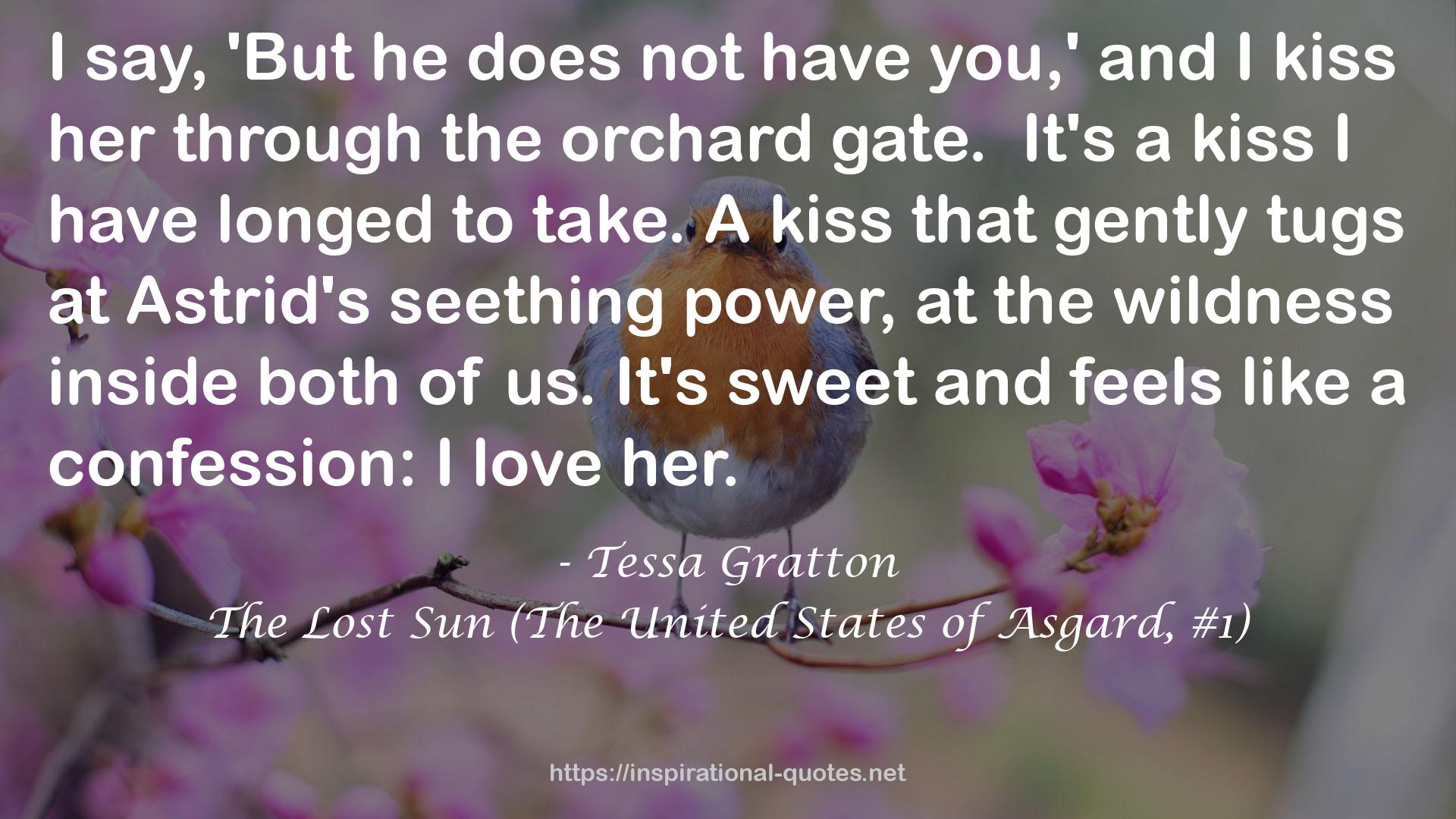 The Lost Sun (The United States of Asgard, #1) QUOTES