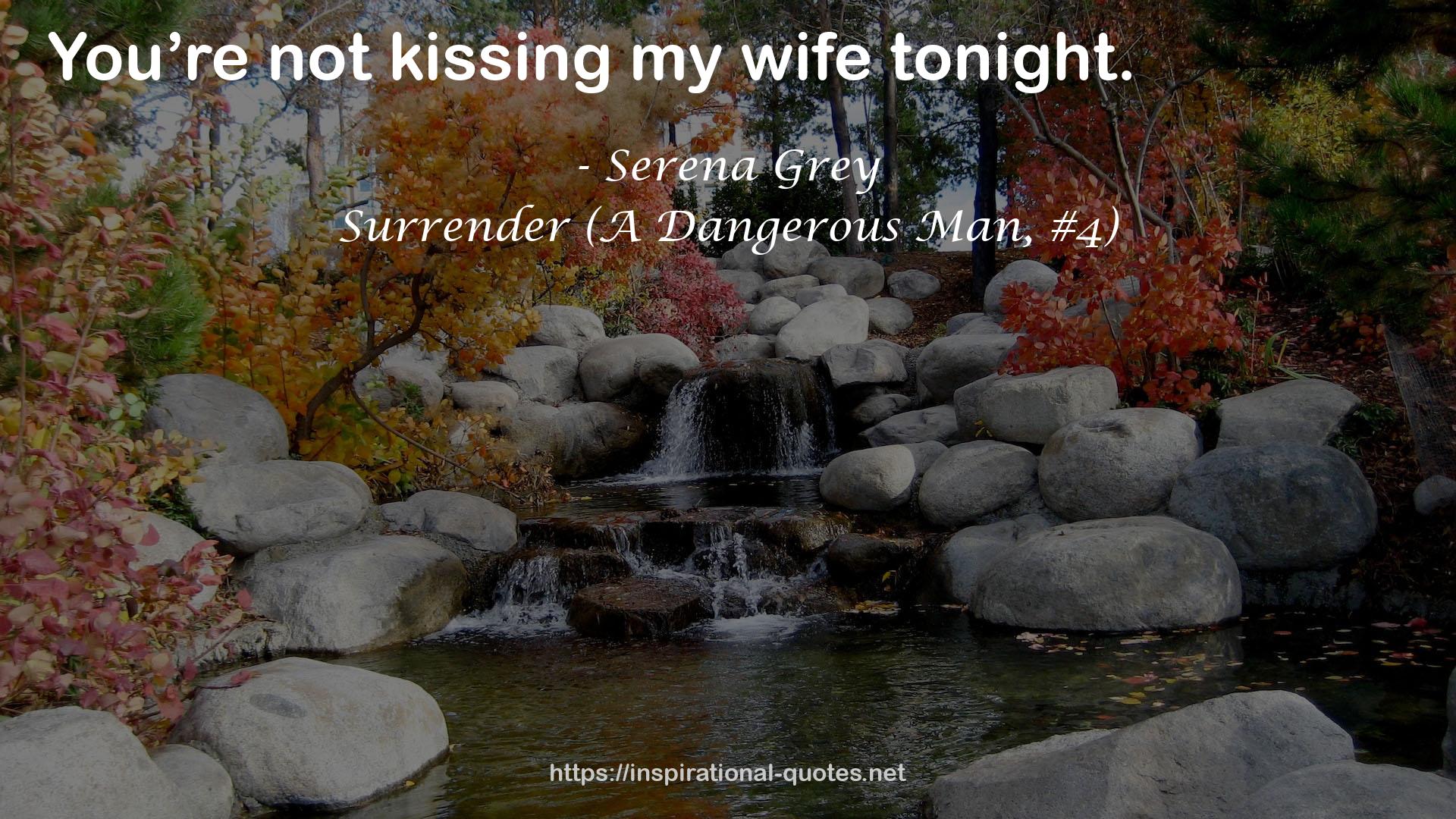 Surrender (A Dangerous Man, #4) QUOTES