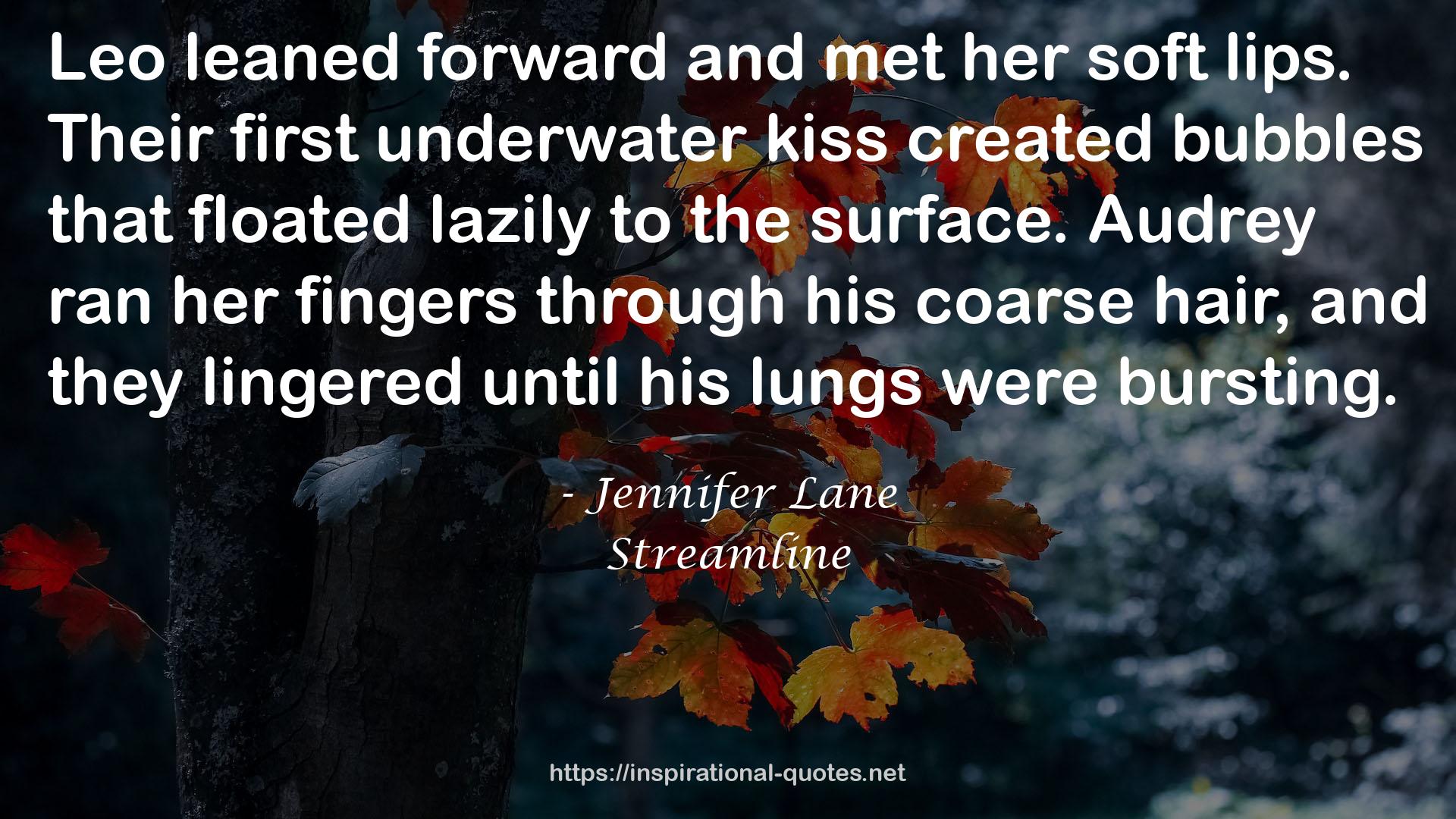 Their first underwater kiss  QUOTES