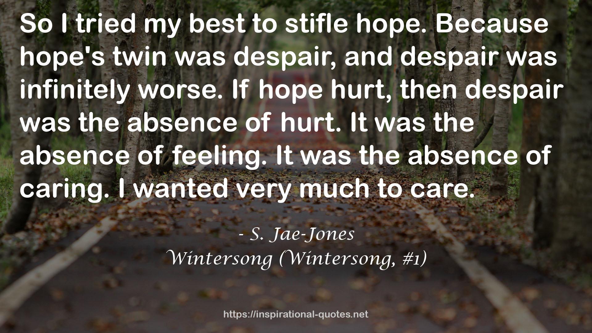 Wintersong (Wintersong, #1) QUOTES