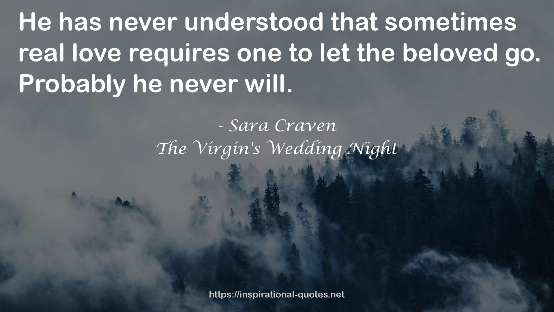 The Virgin's Wedding Night QUOTES