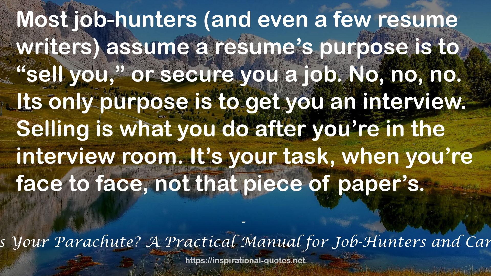 even a few resume  QUOTES