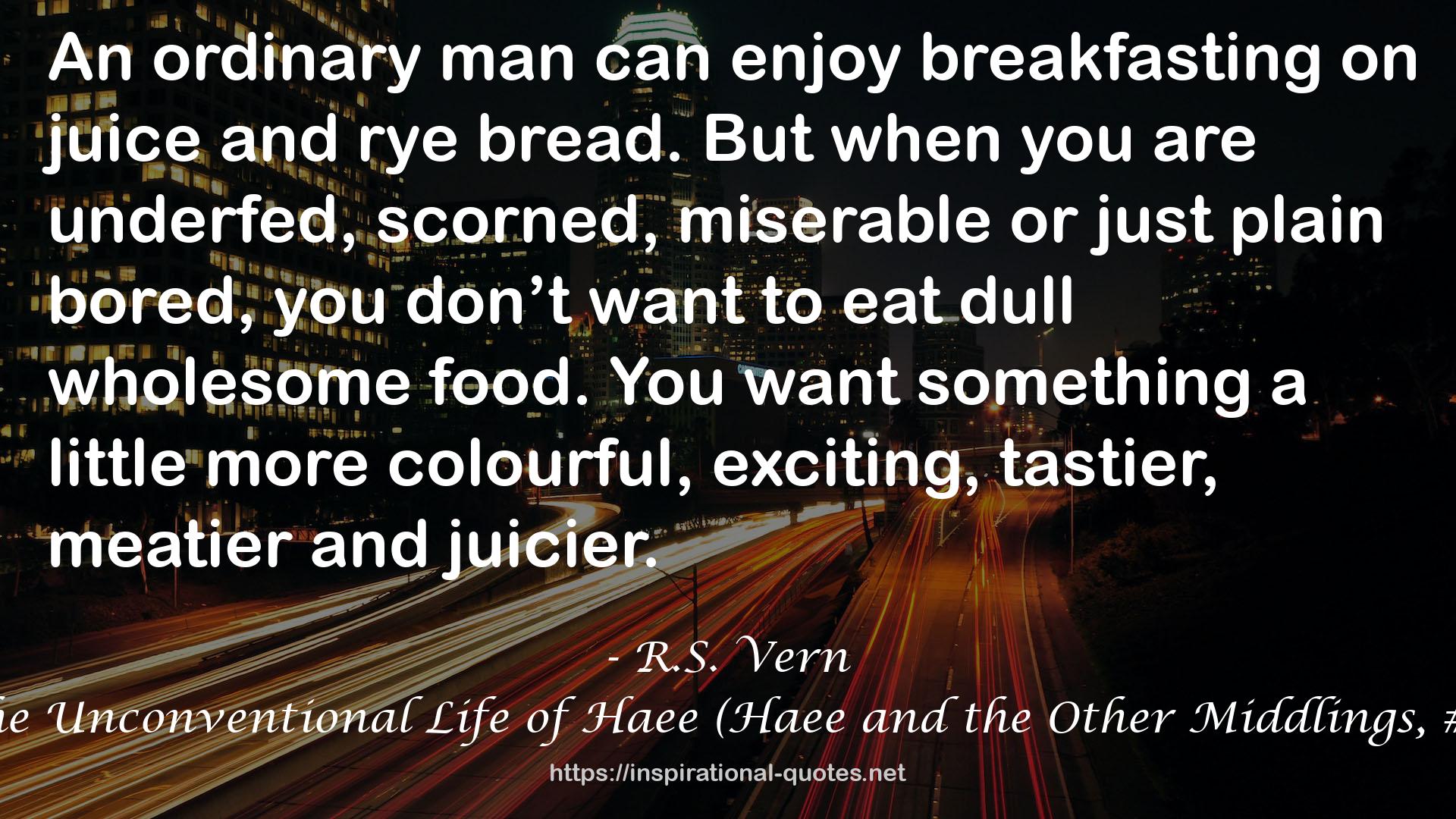 R.S. Vern QUOTES