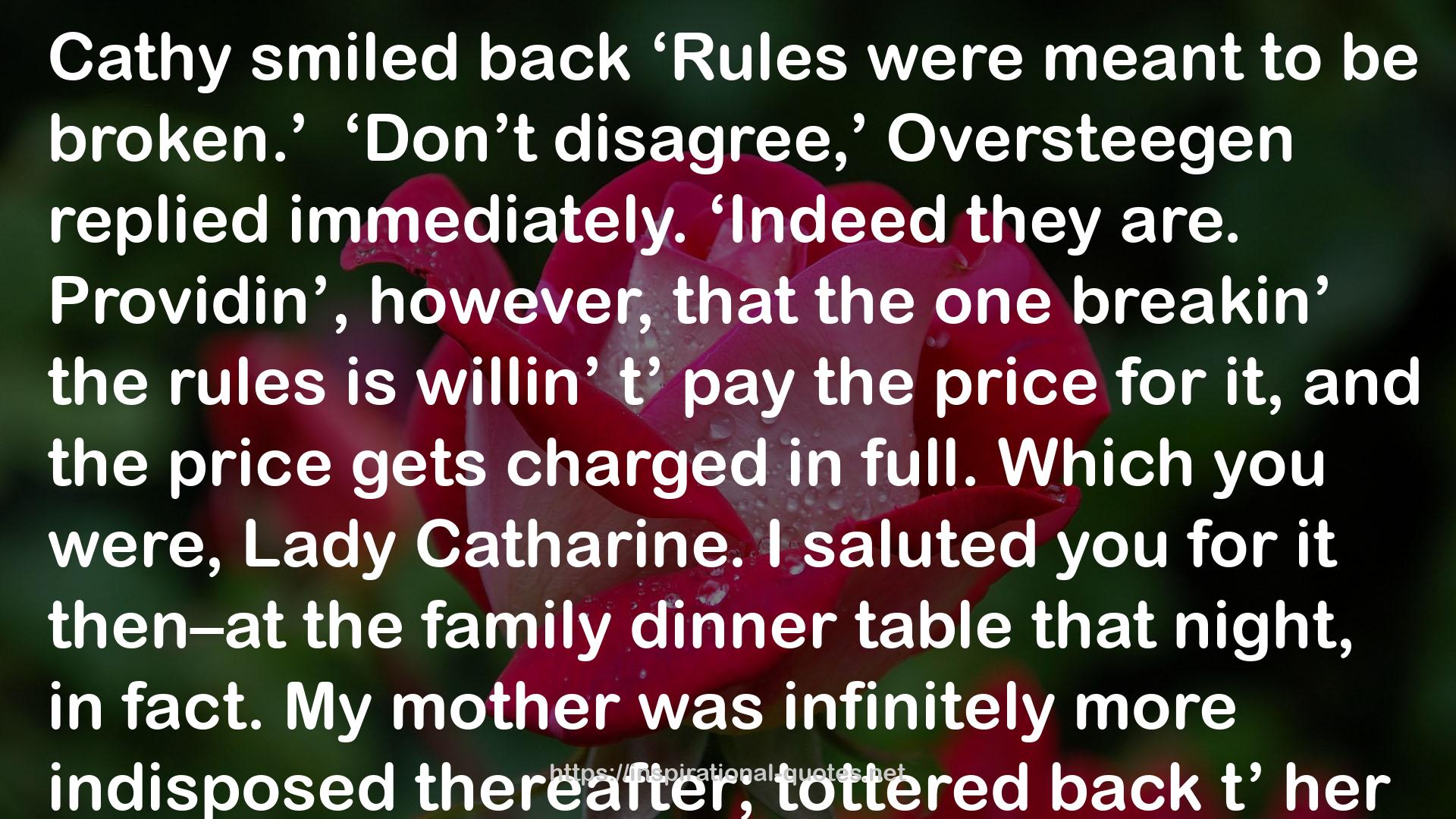 the family dinner table  QUOTES