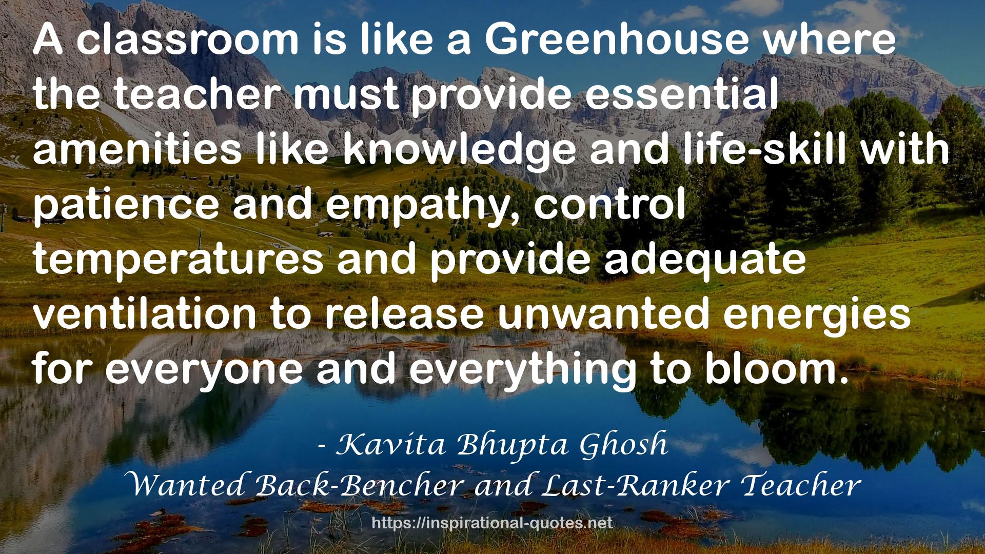 Kavita Bhupta Ghosh QUOTES