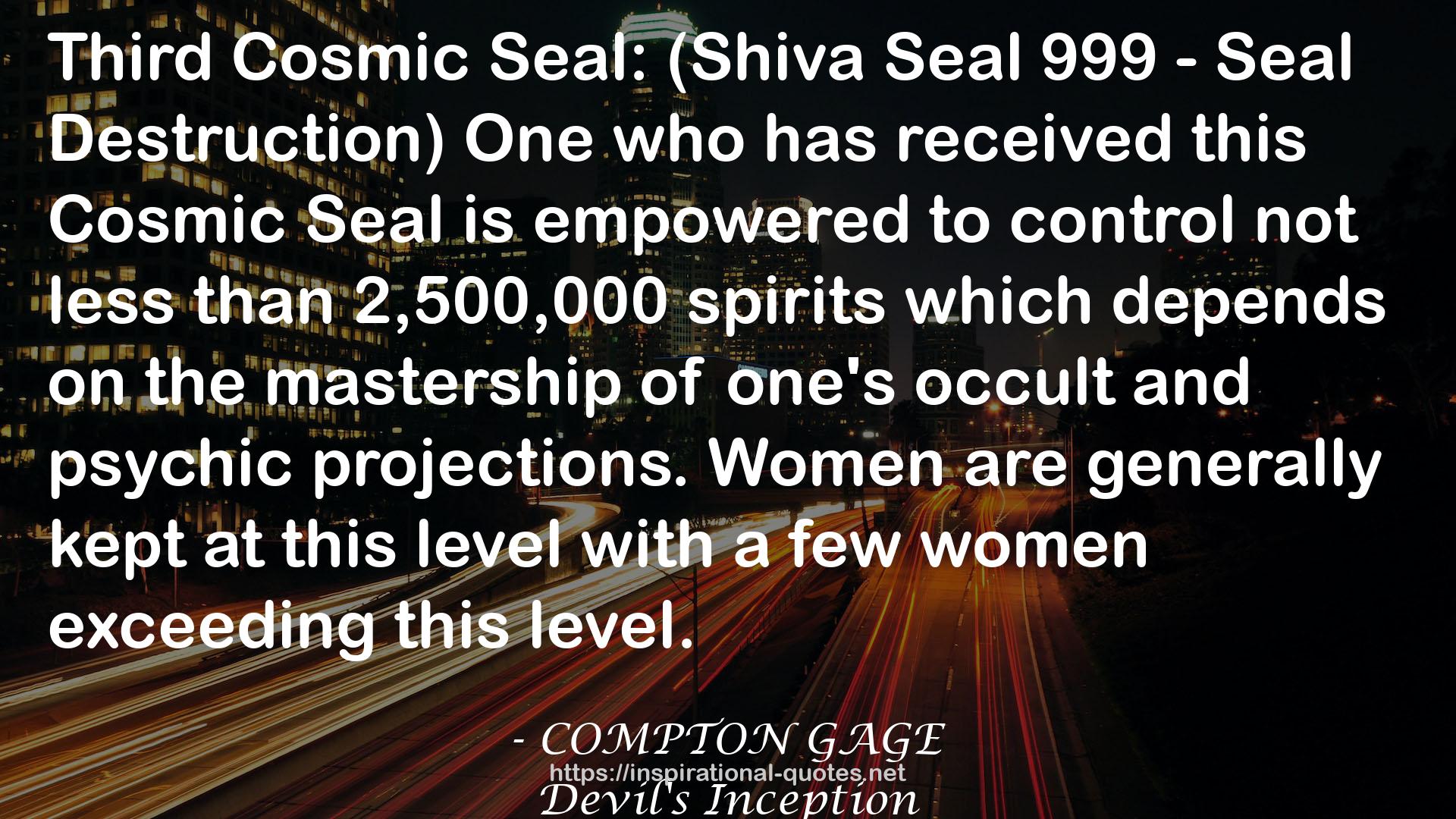 Seal:(Shiva  QUOTES