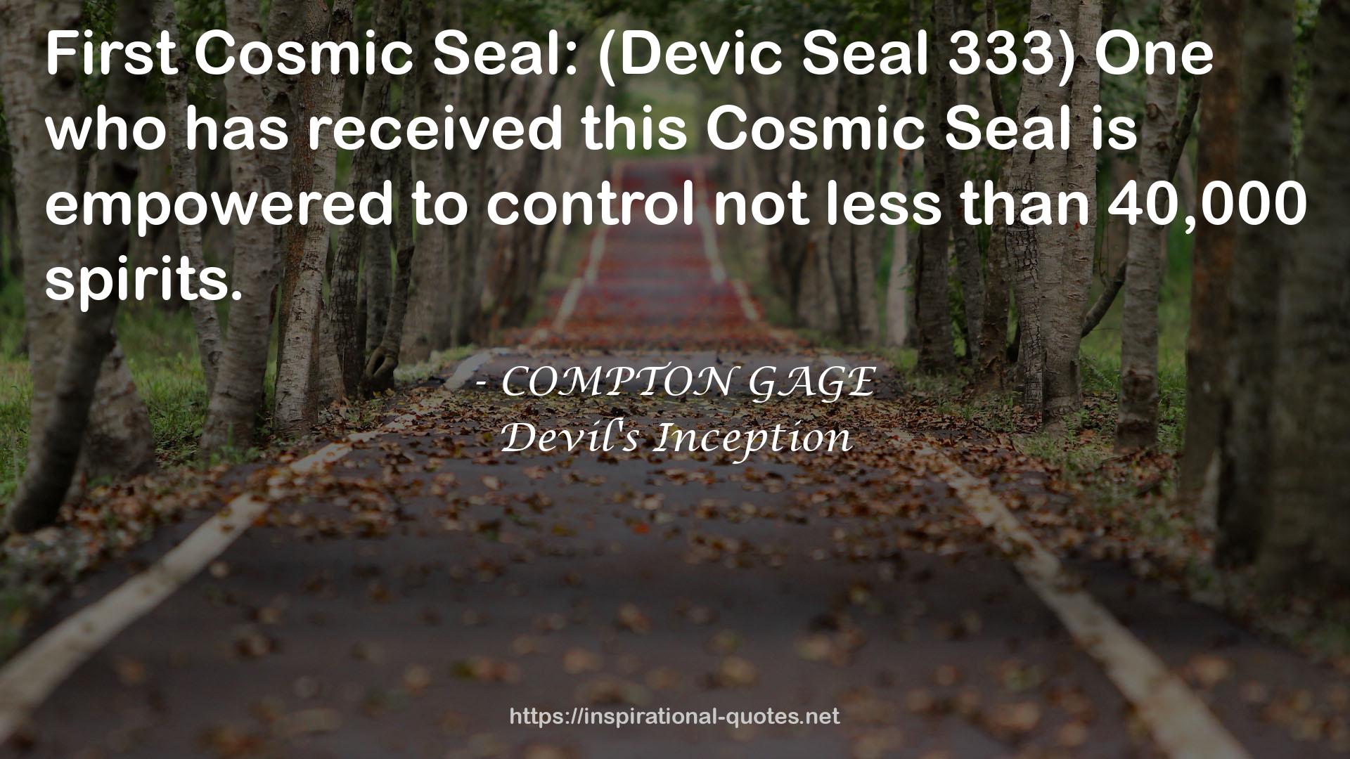 Seal:(Devic  QUOTES