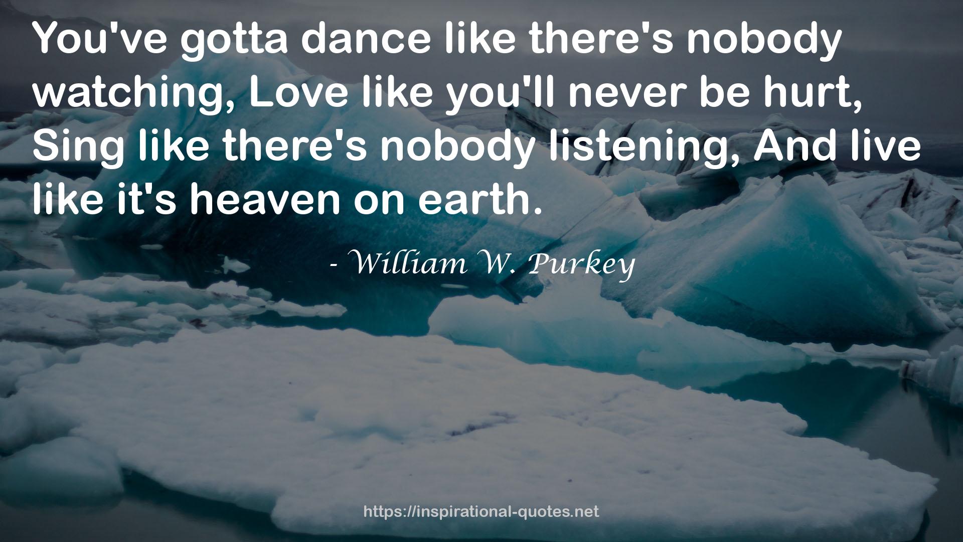 William W. Purkey QUOTES