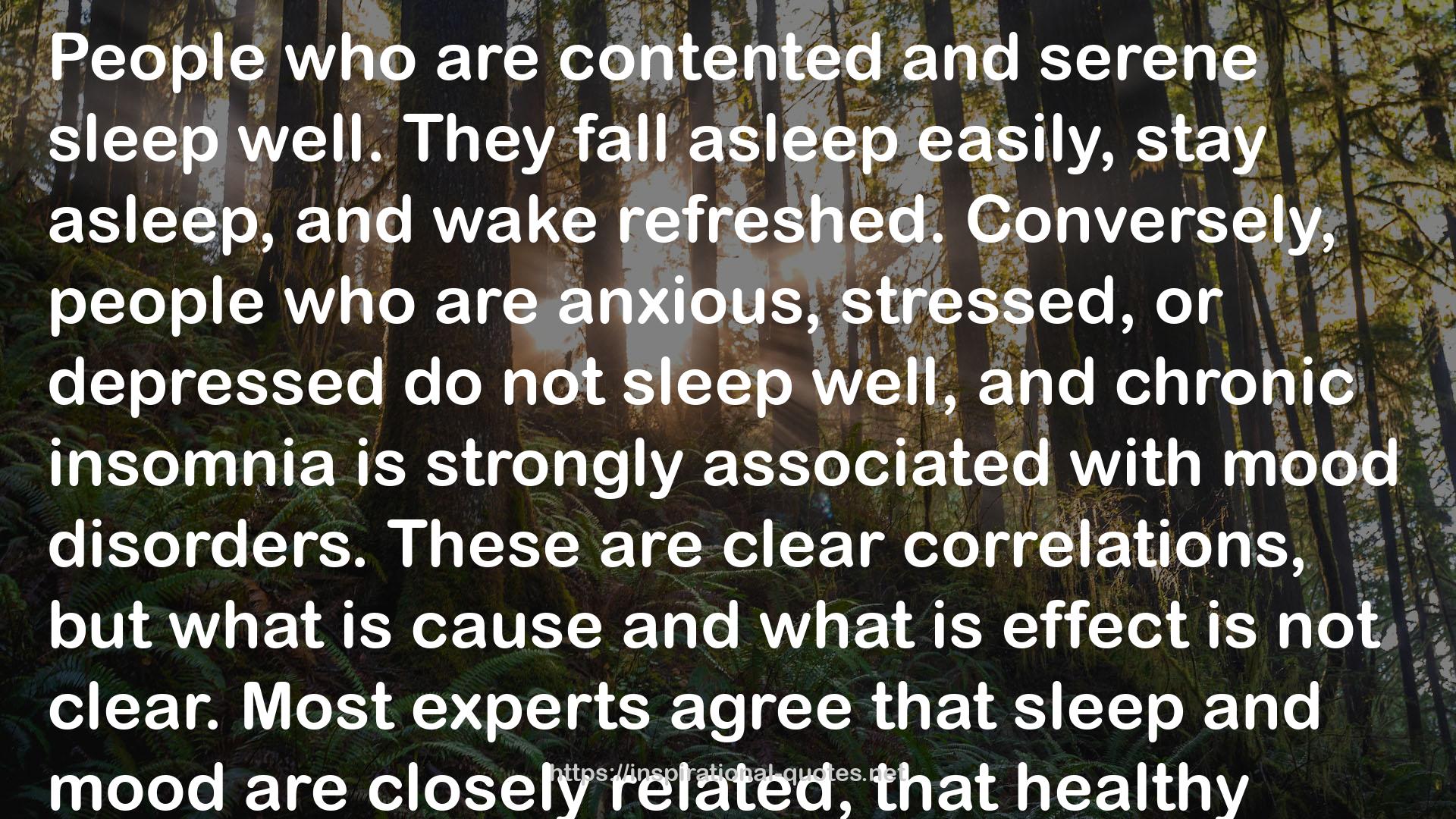 chronic insomnia  QUOTES