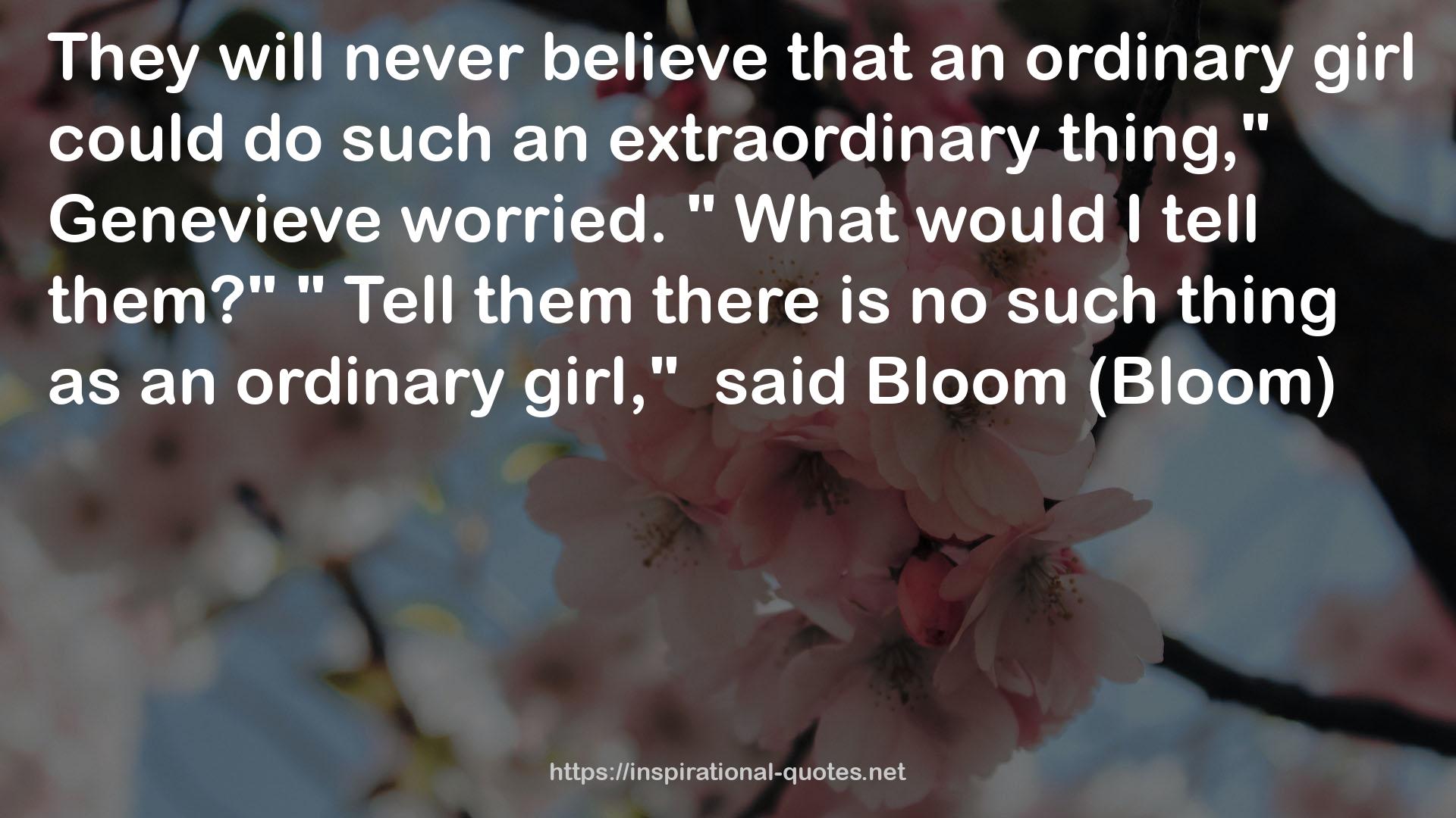 an ordinary girl  QUOTES