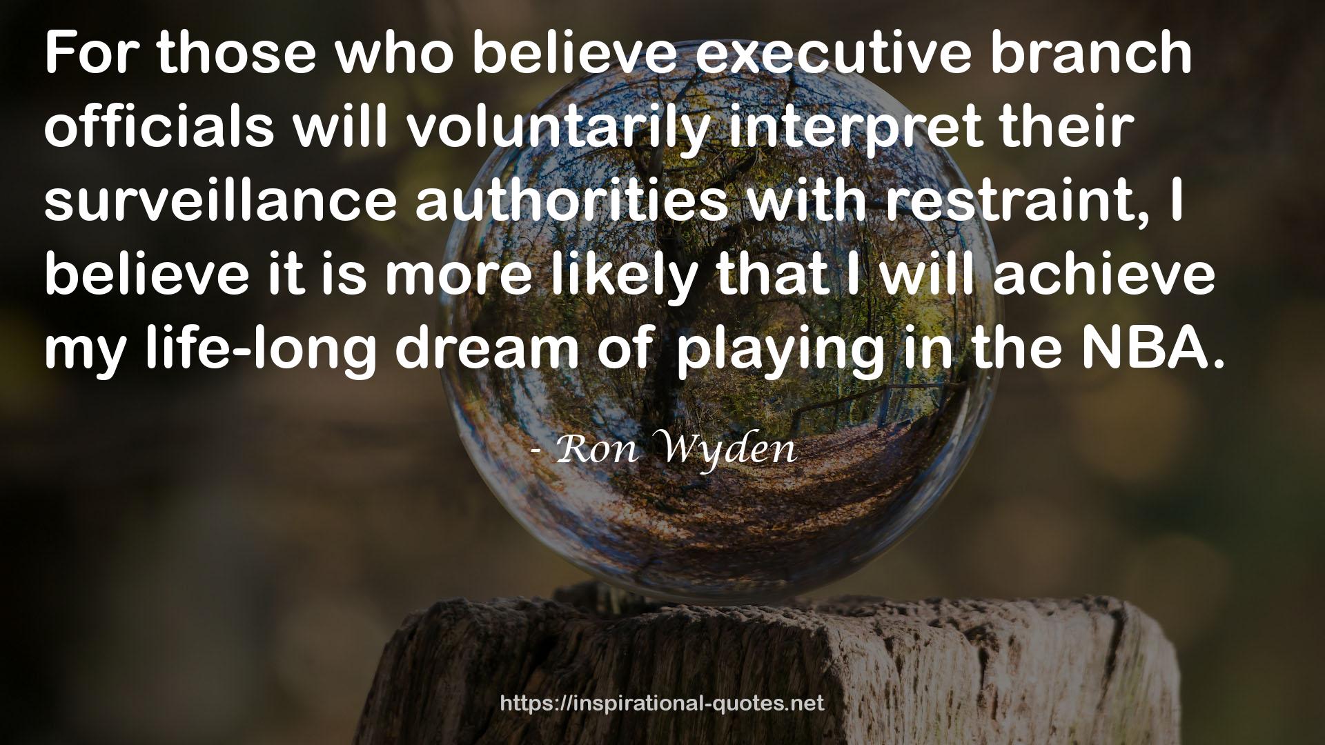 Ron Wyden QUOTES
