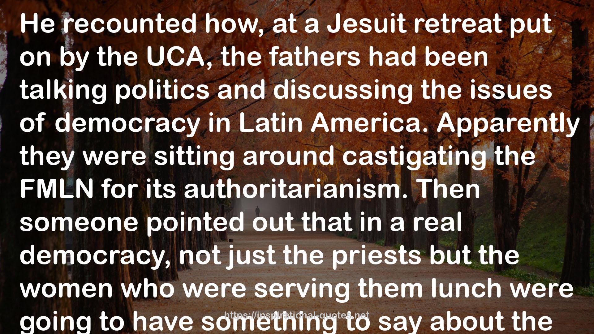 a Jesuit retreat  QUOTES