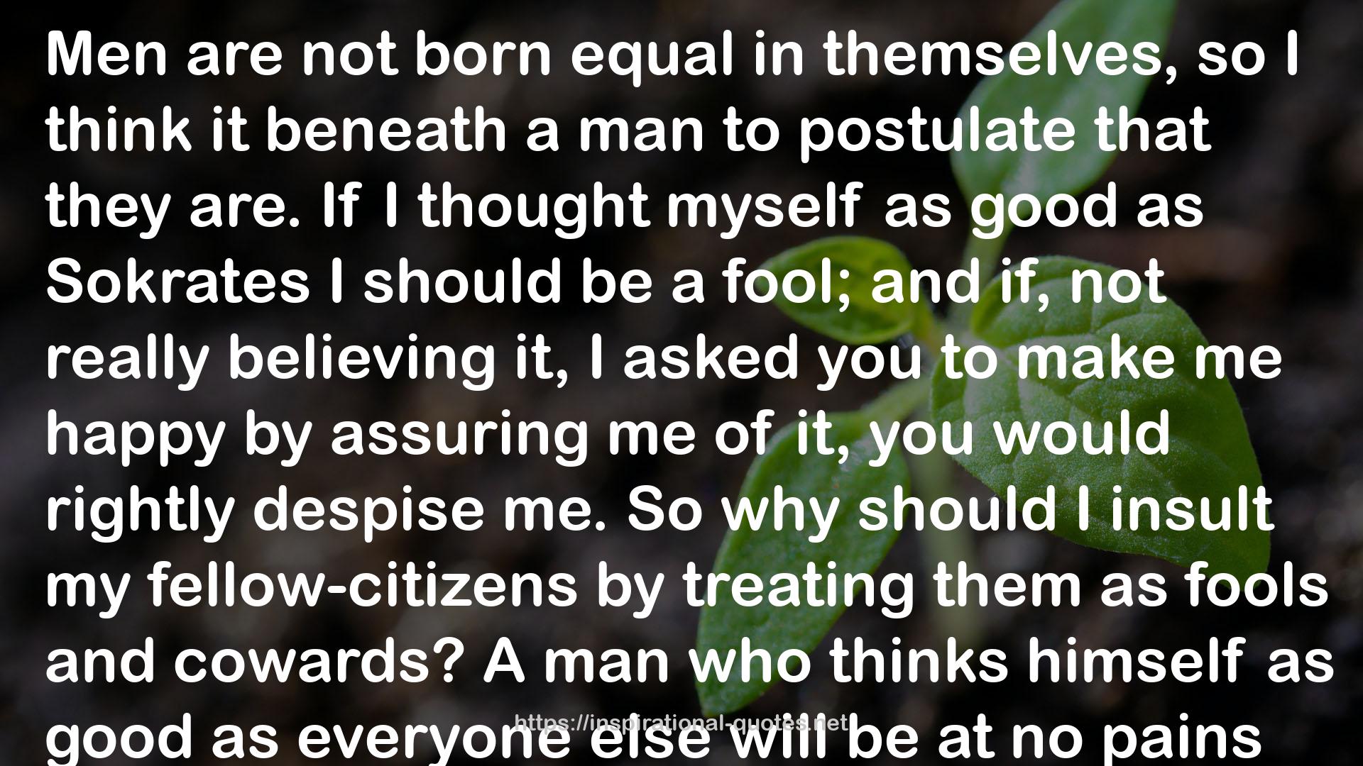 my fellow-citizens  QUOTES