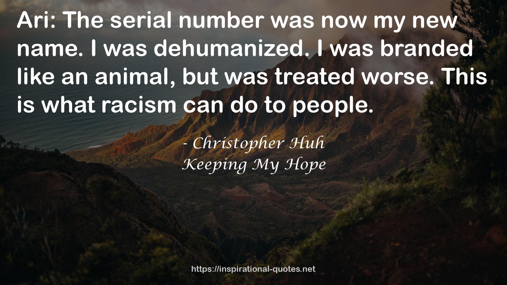 Christopher Huh QUOTES